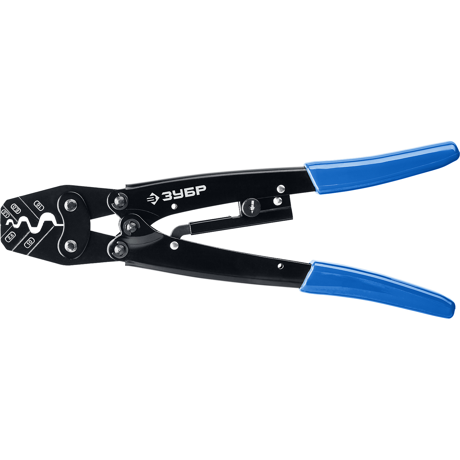 Изображение товара ЗУБР 45458 Пресс-клещи для обжима кабельных наконечников