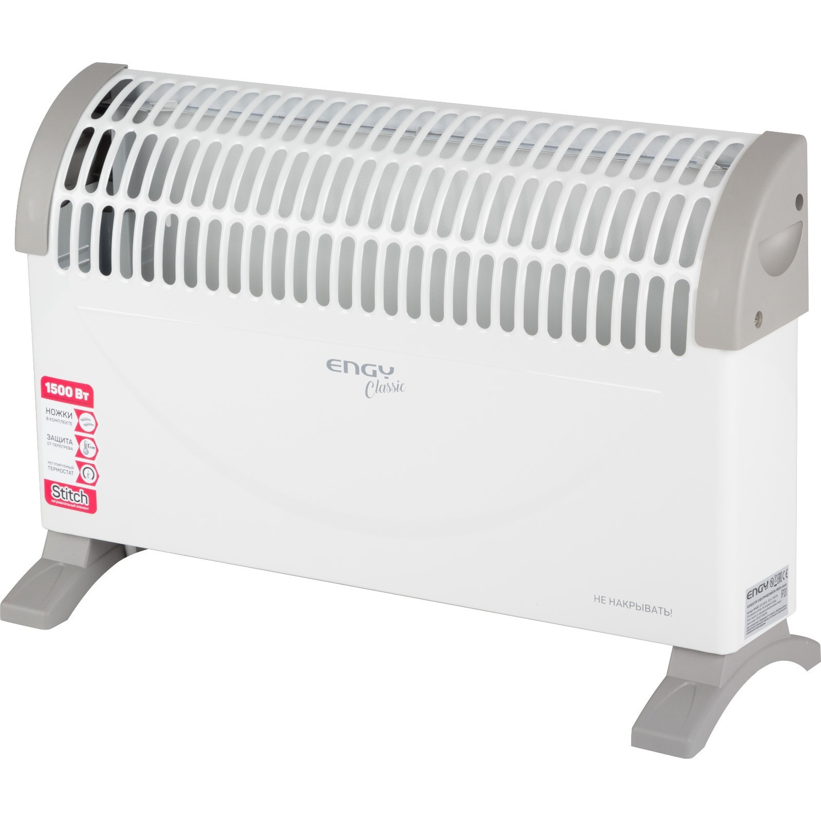 Изображение товара Электрический конвектор Engy EN-1500A classic с механическим термостатом 1500 Вт
