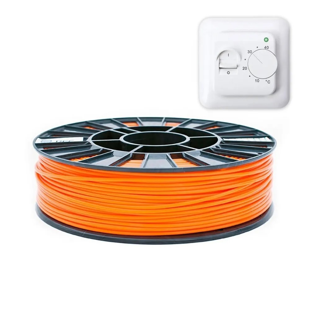 Изображение товара Нагревательный кабель ТеплоСофт Профи LTL-C 1200 Вт 8 м² с терморегулятором