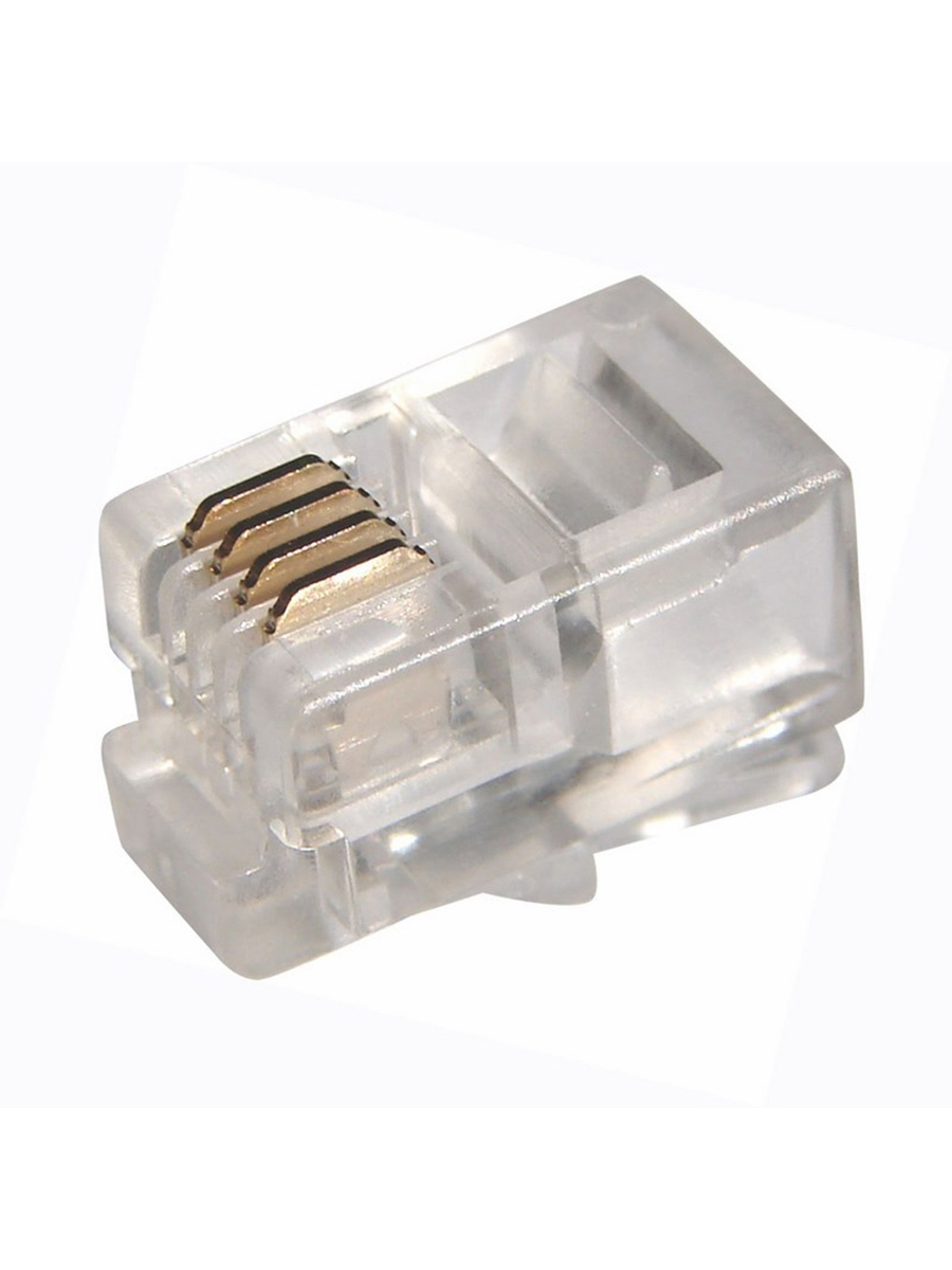 Изображение товара Разъем PROconnect телефонный UTP RJ-9 (4P4C) CAT 3