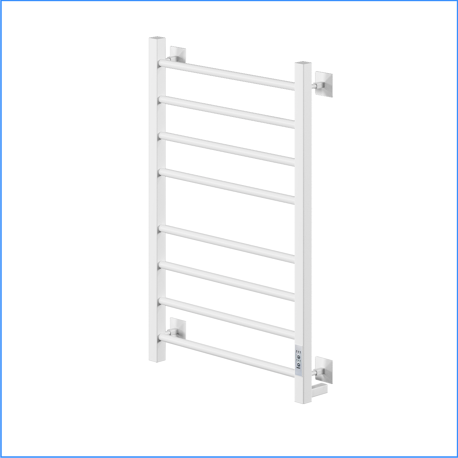 Изображение товара Электрический полотенцесушитель Ника Step-3 800x400мм 155Вт с терморегулятором белый