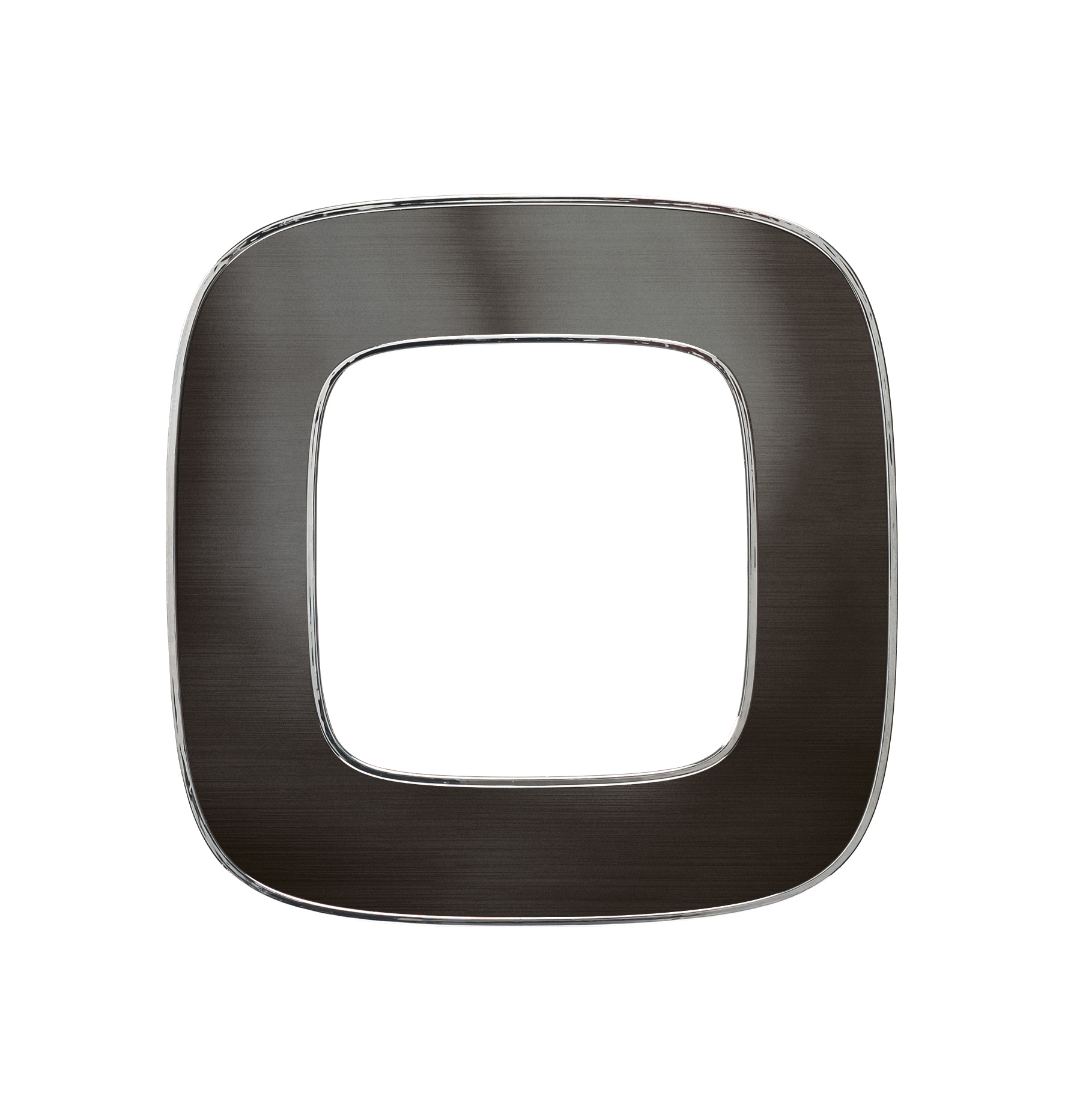 Изображение товара Valena allure рамка 1 пост черная сталь для розеток и выключателей