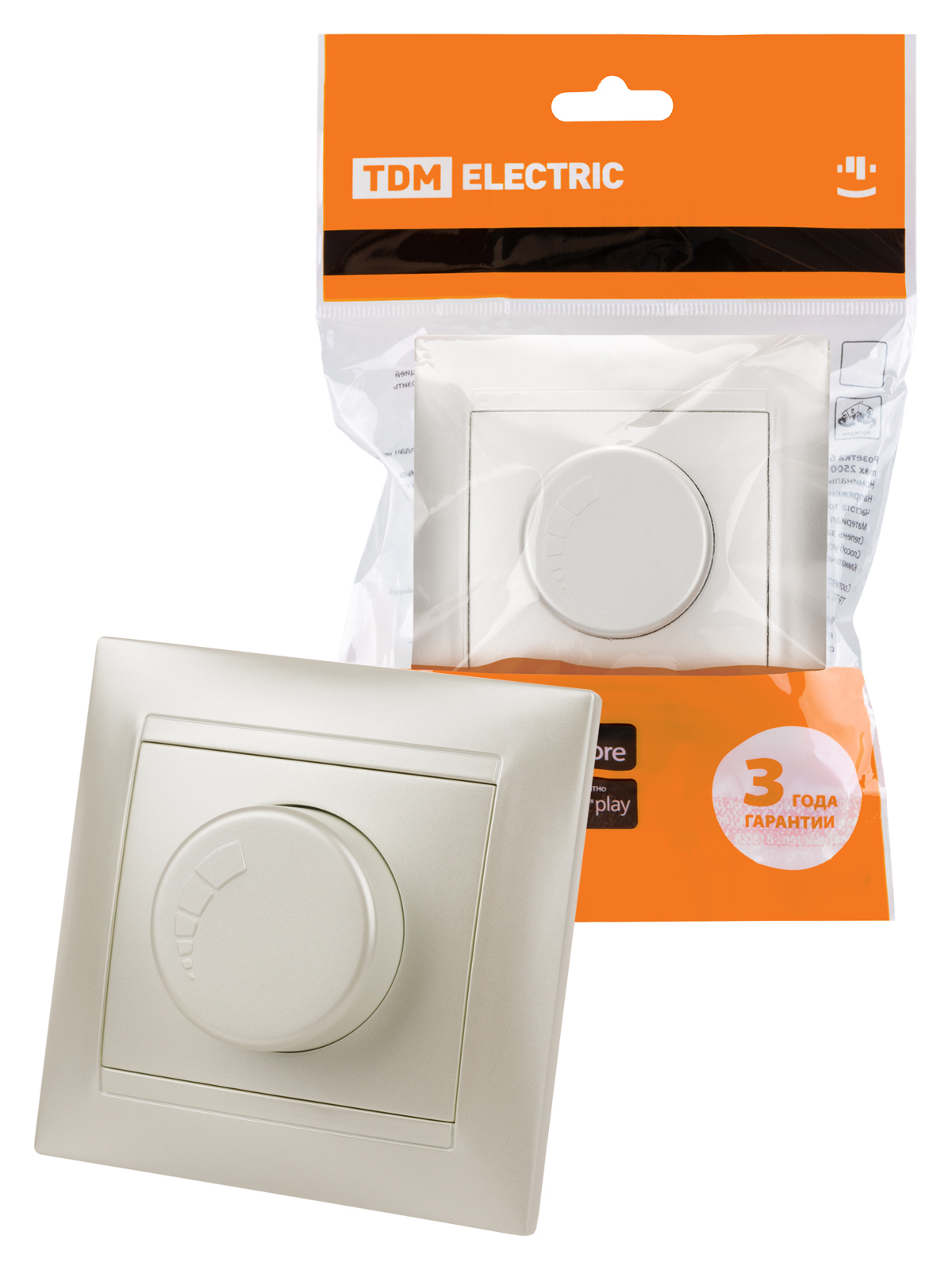 Изображение товара Диммер встраиваемый Tdm electric Лама SQ1815-0809 300 Вт цвет перламутр Изображение товара Диммер встраиваемый Tdm electric Лама SQ1815-0809 300 Вт цвет перламутр