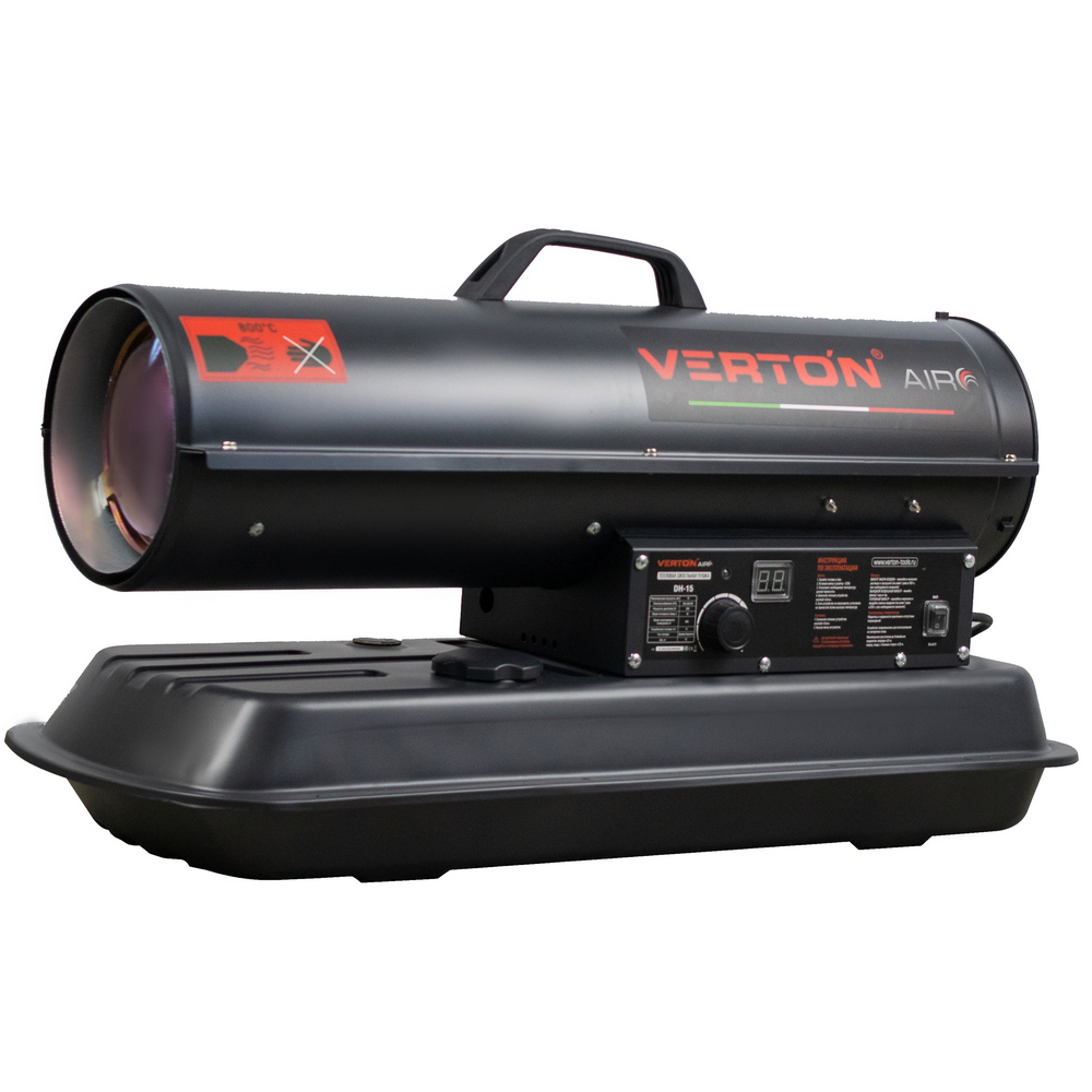 Изображение товара Дизельная тепловая пушка Verton DH-15 15 кВт для обогрева помещений