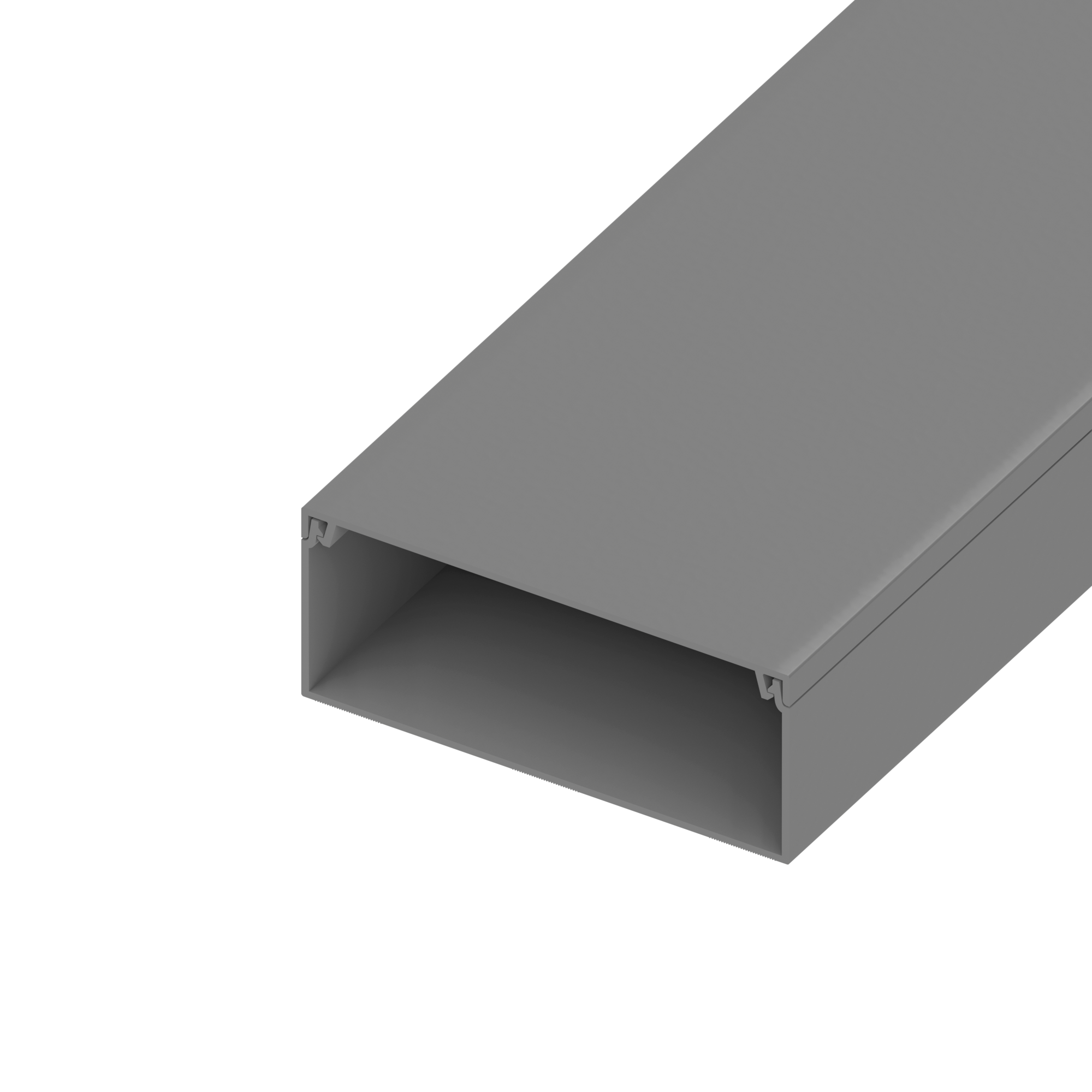 Изображение товара Кабель-канал Agis profile 100x40 мм 200 см цвет серый 5 шт. в упаковке
