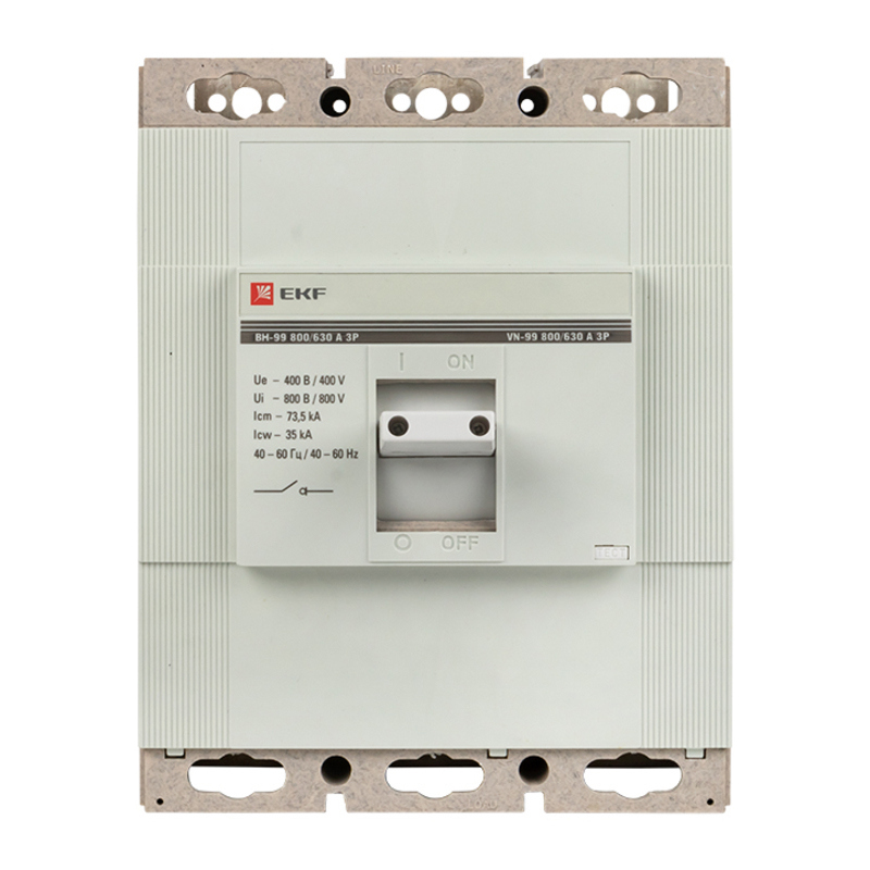 Изображение товара Выключатель нагрузки EKF PROxima ВН-99 3P 800/630 А sl99-800-630