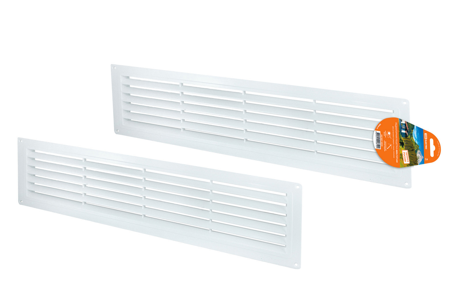 Изображение товара Решетка вентиляционная SQ1807-0035 460х125 белая с москитной сеткой TDM ELECTRIC