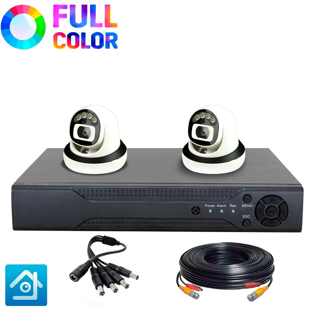 Изображение товара Комплект видеонаблюдения AHD 2Мп Ps-Link KIT-A202HDC 2 камеры для помещения