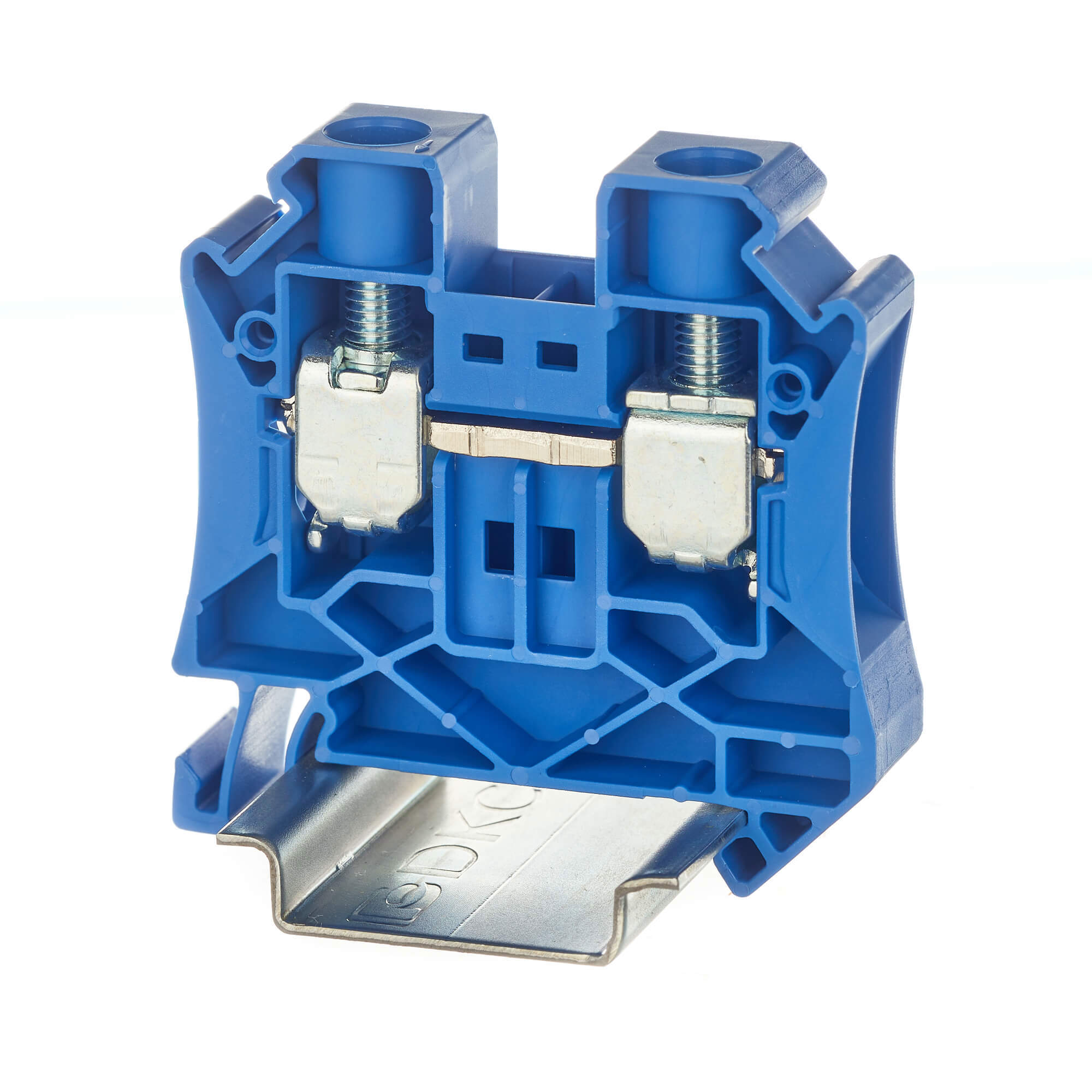 Изображение товара Клемма проходная DKC Nuputuk 2-проводная 16 мм цвет синий 1 шт