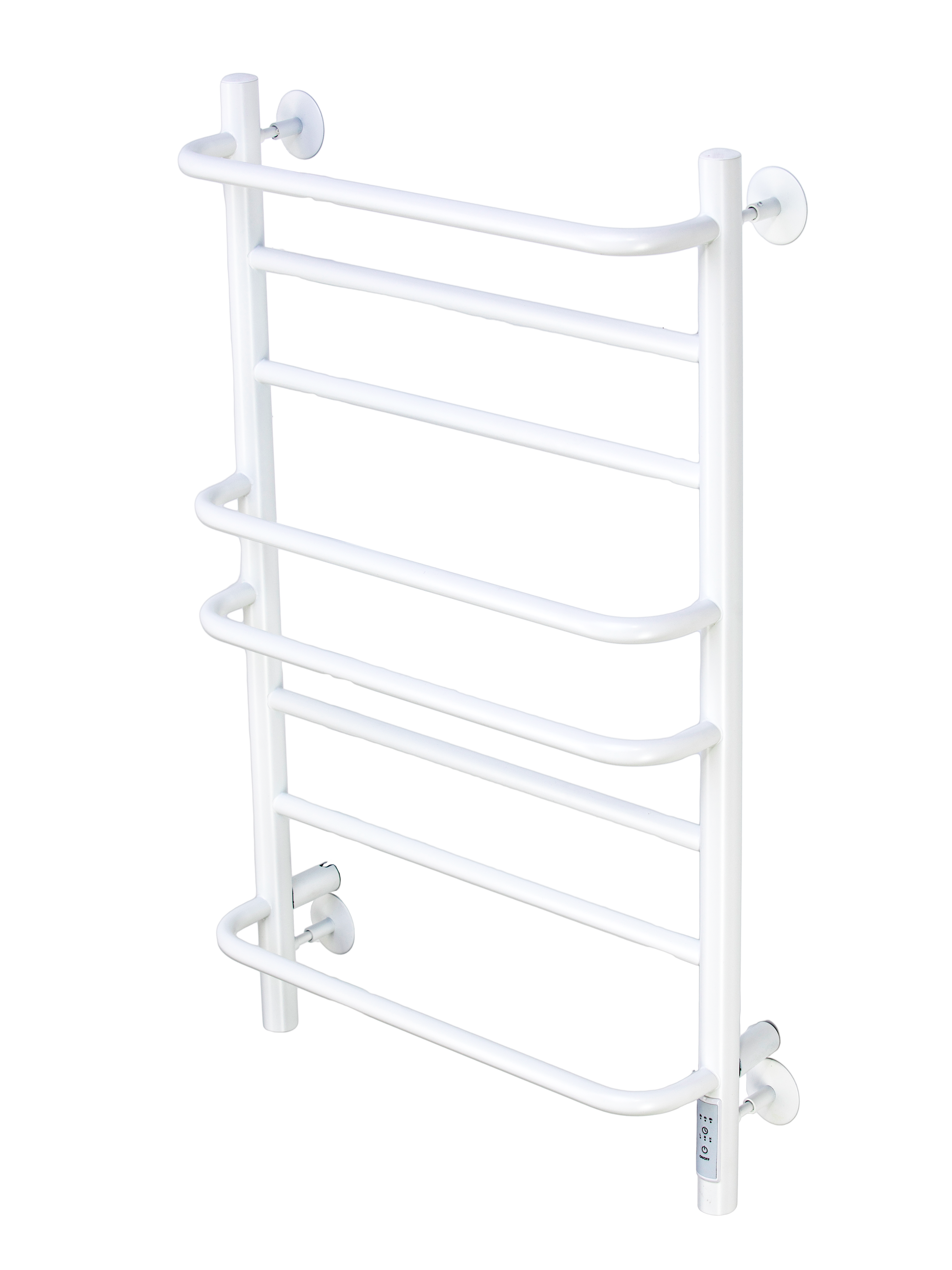 Изображение товара Полотенцесушитель электрический Comfysan Puro 400x800 мм 300 Вт с терморегулятором лесенка цвет белый