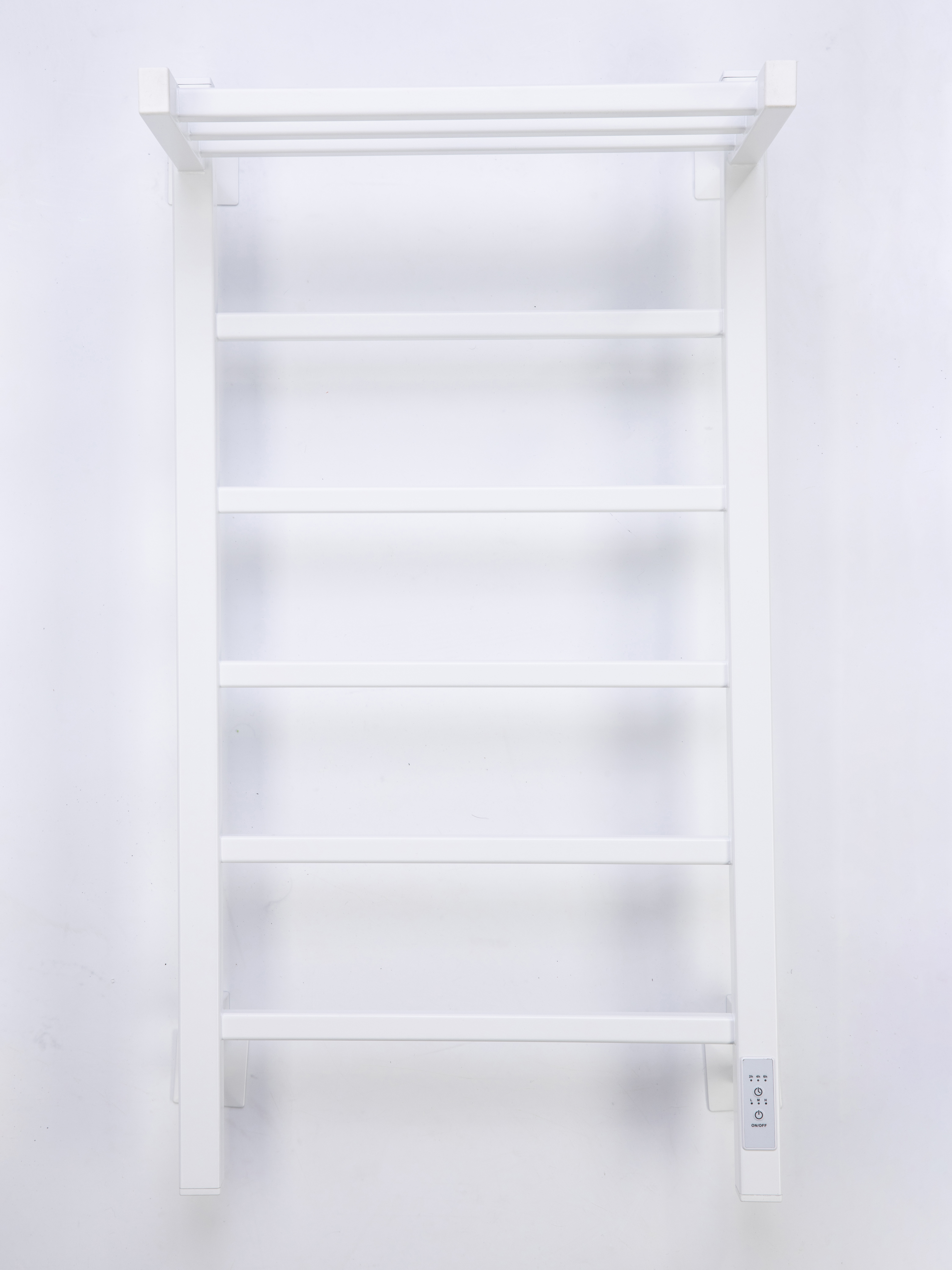 Изображение товара Полотенцесушитель электрический Comfysan Marte-K 400x800 мм 314 Вт с терморегулятором и полкой лесенка цвет белый