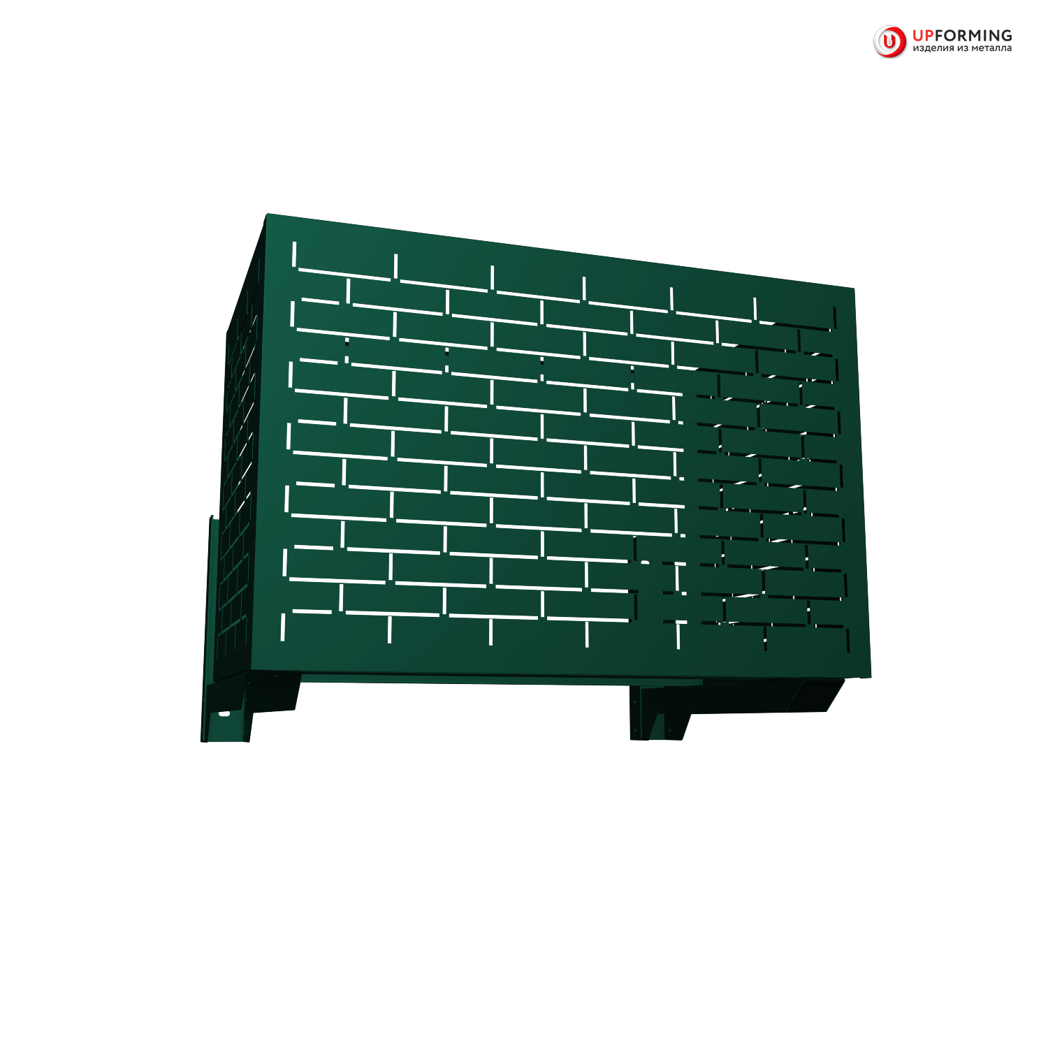Изображение товара Короб для наружного блока кондиционера UPFORMING 900x600x550 мм с кирпичным дизайном