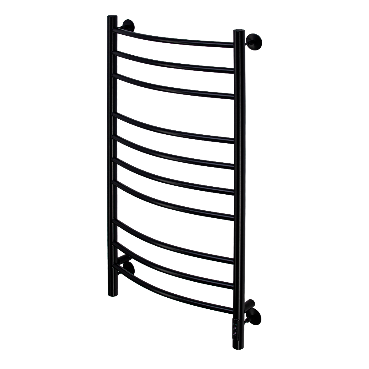 Изображение товара Полотенцесушитель электрический Comfysan Noumi 500x1000 мм 382 Вт с терморегулятором лесенка цвет черный