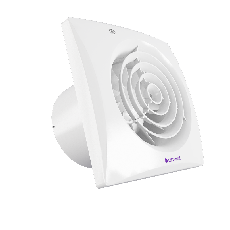 Изображение товара Осевой вытяжной вентилятор Leptonika Ампир D125 мм 185 м³/ч 32 дБ белый