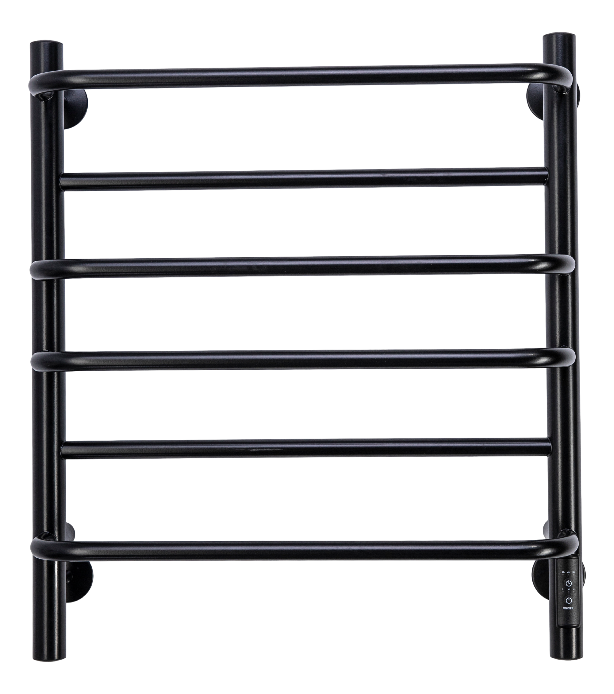 Изображение товара Электрический полотенцесушитель COMFYSAN Puro EC-6 400x600 мм 238 Вт с терморегулятором лесенка чер