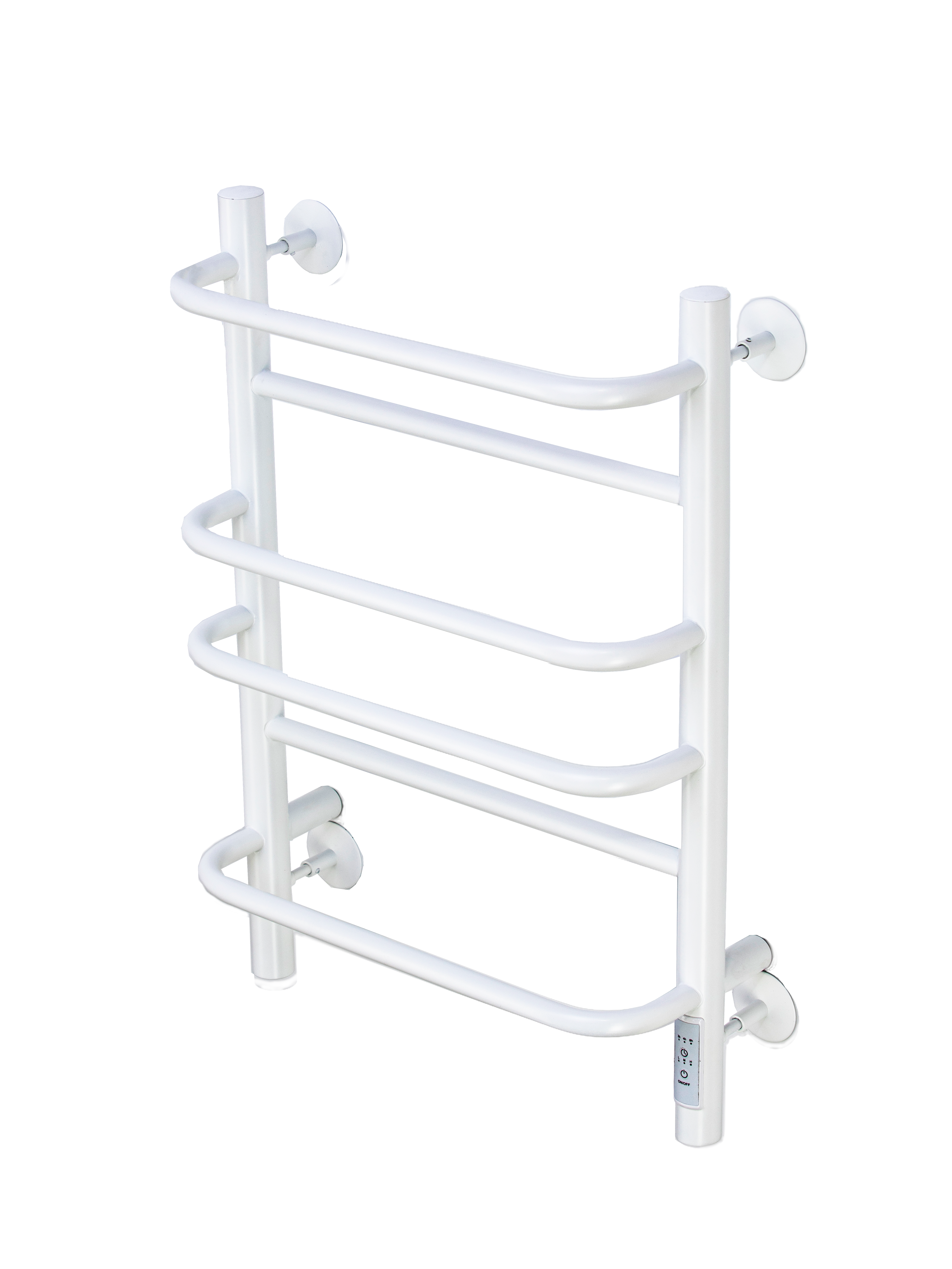Изображение товара Полотенцесушитель электрический Comfysan Puro EC-8 400x600 мм 238 Вт с терморегулятором лесенка цвет белый