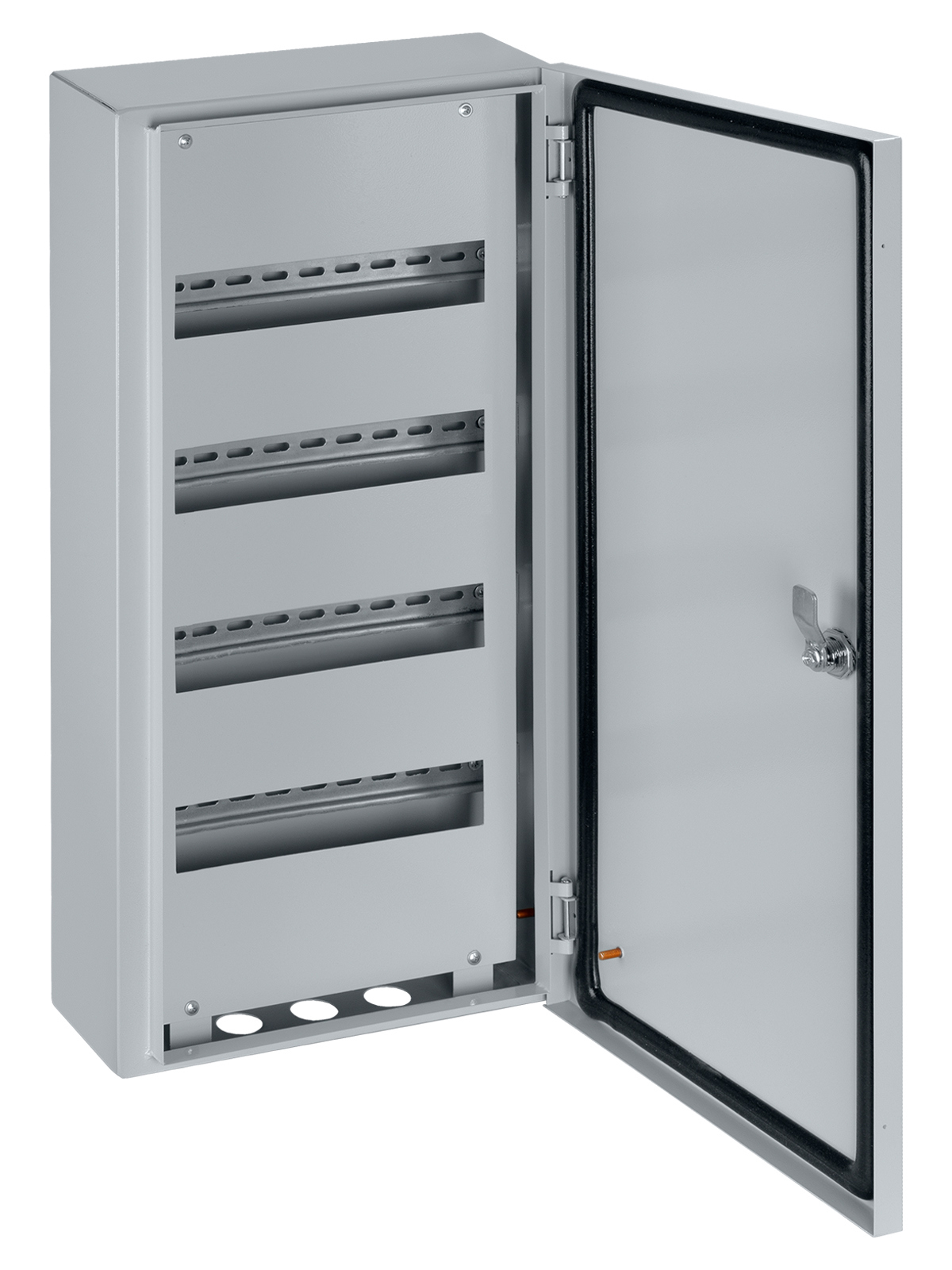 Изображение товара Щит распределительный навесной Tdm electric ЩРН 48 модулей IP54 сталь Изображение товара Щит распределительный навесной Tdm electric ЩРН 48 модулей IP54 сталь