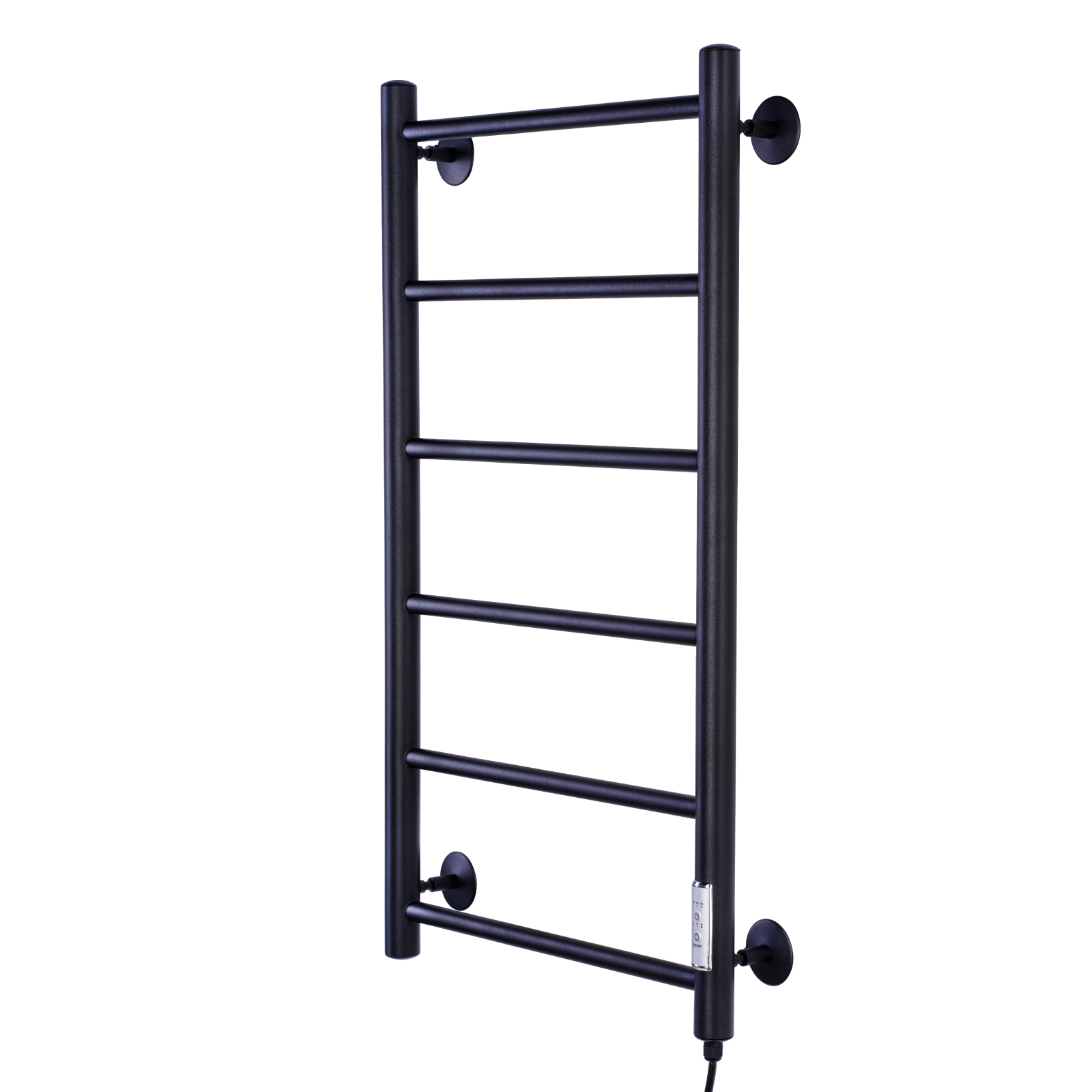 Изображение товара Электрический полотенцесушитель Олимп 400x800 мм с терморегулятором черный матовый