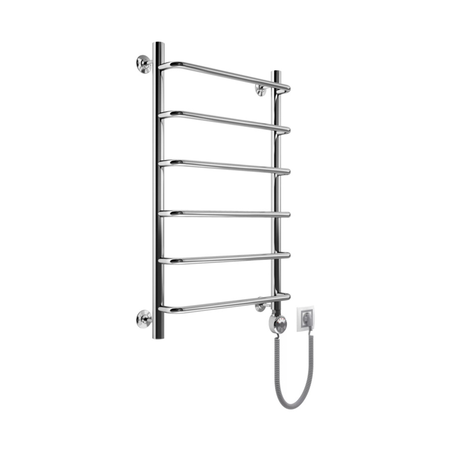 Изображение товара Электрический полотенцесушитель Маргроид Вид 8 500x870 мм 300 Вт хром