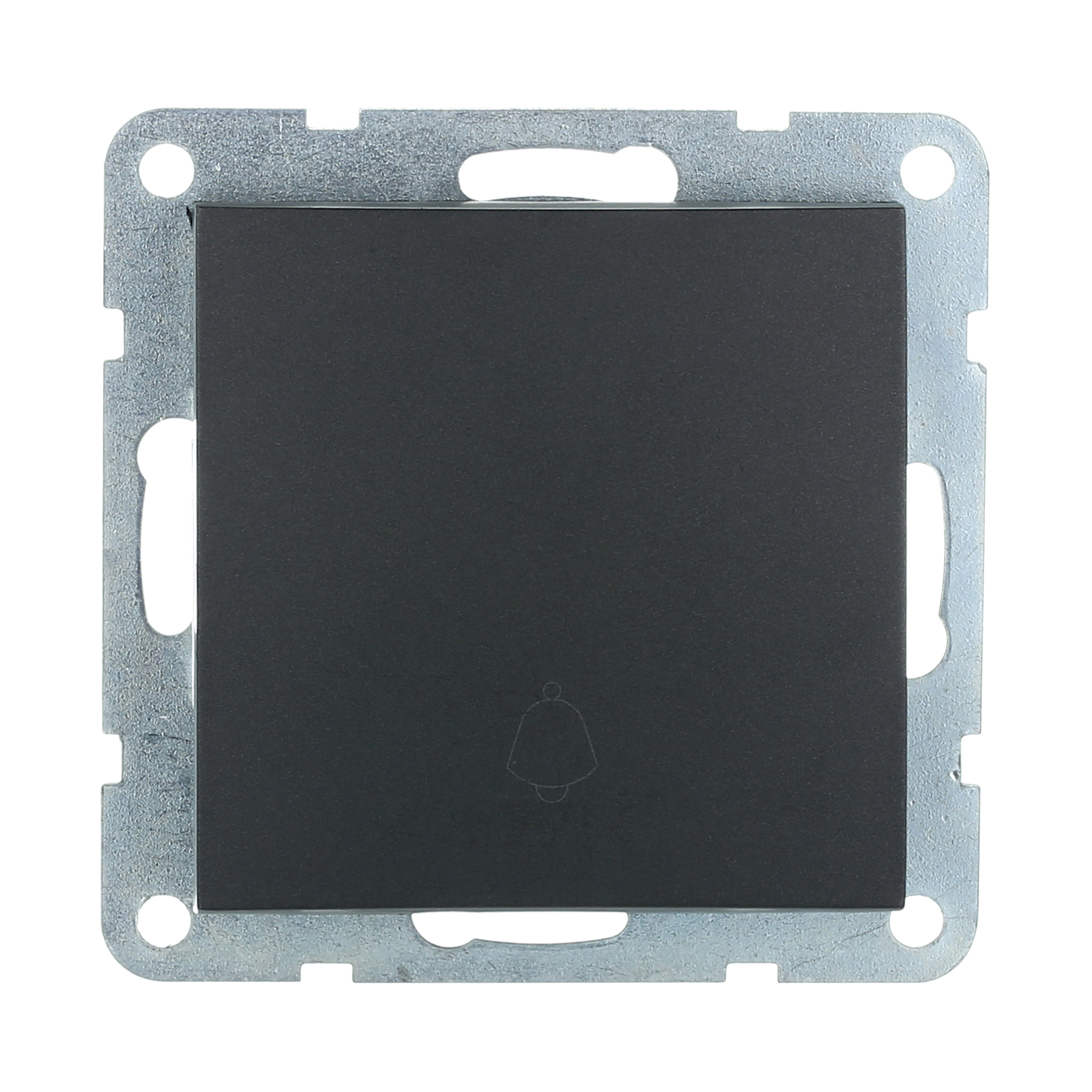 Изображение товара Выключатель кнопочный LK Studio LK60 860508 1 клавиша черный бархат