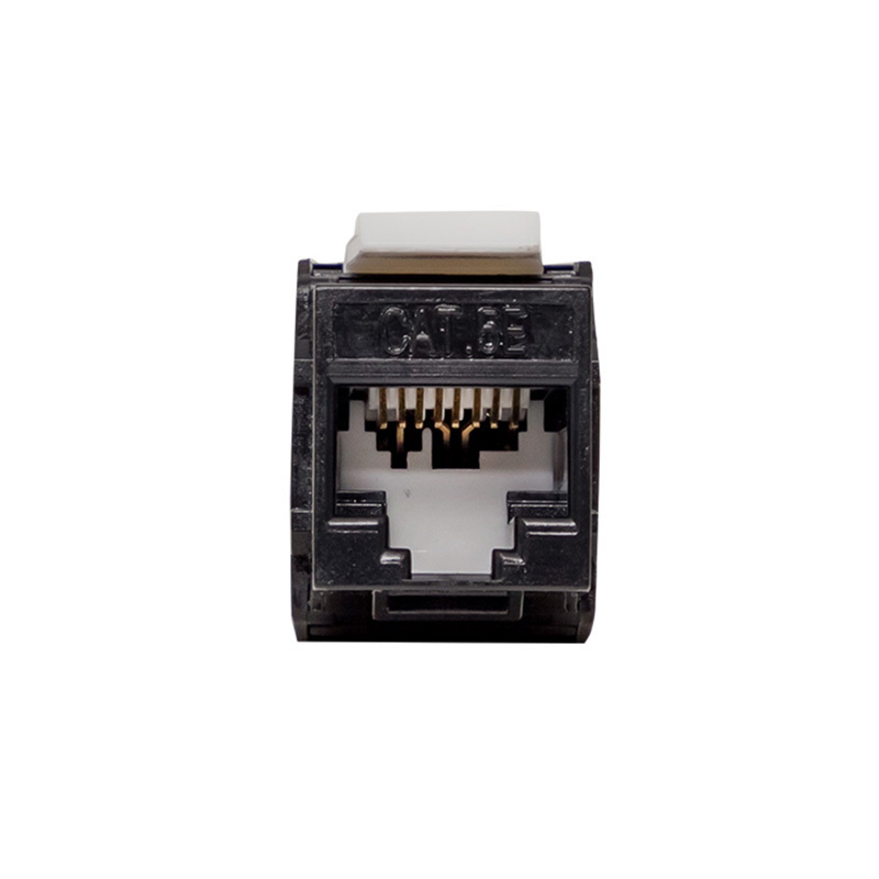 Изображение товара Модуль Keystone Teracom Pro Cat.5E неэкранированный 110 IDC 180 градусов самозажимной цвет черный Изображение товара Модуль Keystone Teracom Pro Cat.5E неэкранированный 110 IDC 180 градусов самозажимной цвет черный