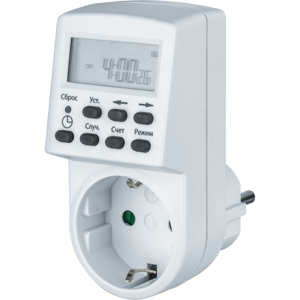 Изображение товара NAVIGATOR NTR E S01 WH розетка с таймером 3500 Вт 100 часов автономной работы