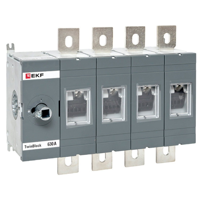 Изображение товара Рубильник EKF TwinBlock 630 A 4P без рукоятки управления