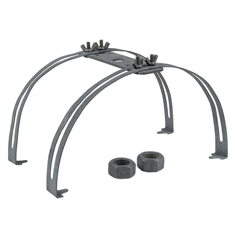 Изображение товара Держатель молниеприемника EKF PROxima на круглый конек двойной 1-2 м