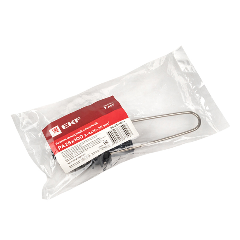 Изображение товара Зажим анкерный клиновой EKF PROxima PA25x100 2 4x16-35 мм