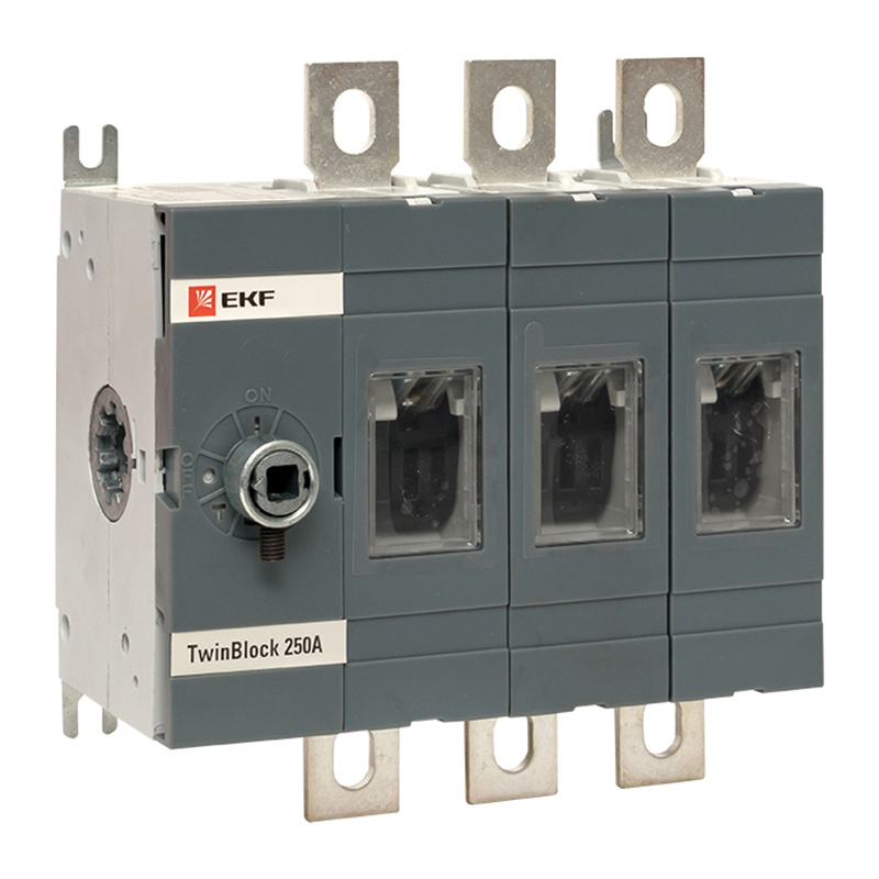 Изображение товара Rубильник EKF TwinBlock 250 A 3P без рукоятки управления