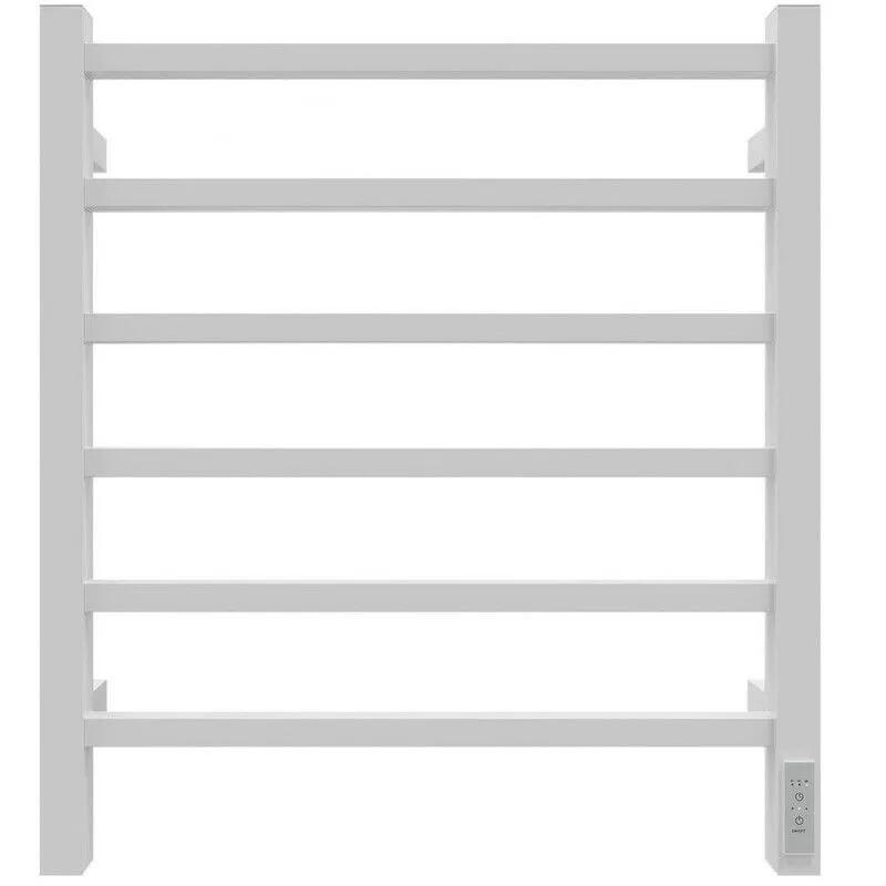 Изображение товара Электрический полотенцесушитель Grois GR-101 400x600 мм 75 Вт с терморегулятором лесенка белый