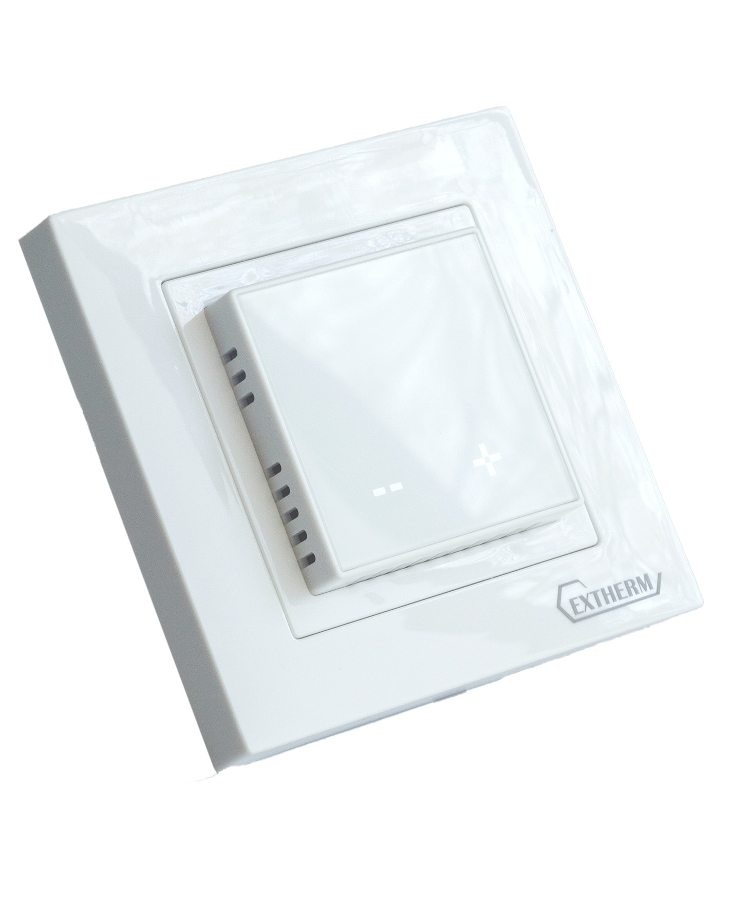 Изображение товара Терморегулятор для теплого пола Extherm ET-43(w) электронный белый для системы "теплый пол"