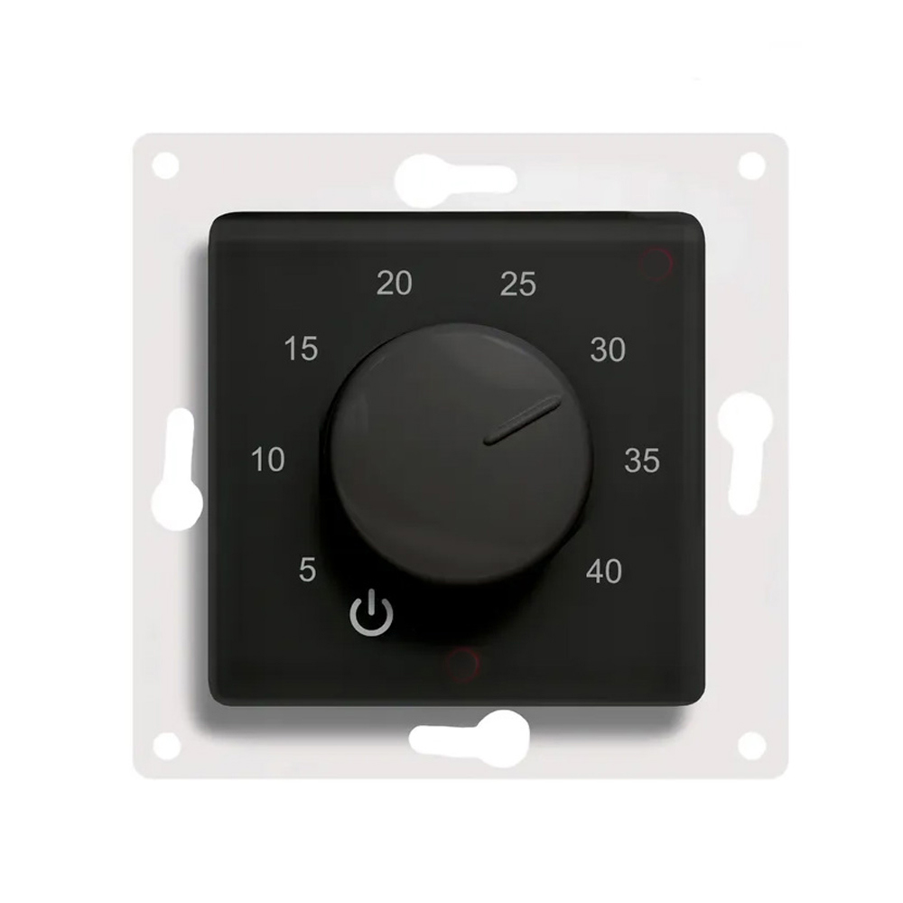 Изображение товара Терморегулятор для теплого пола Extherm Th-HF-E-BL механический цвет черный