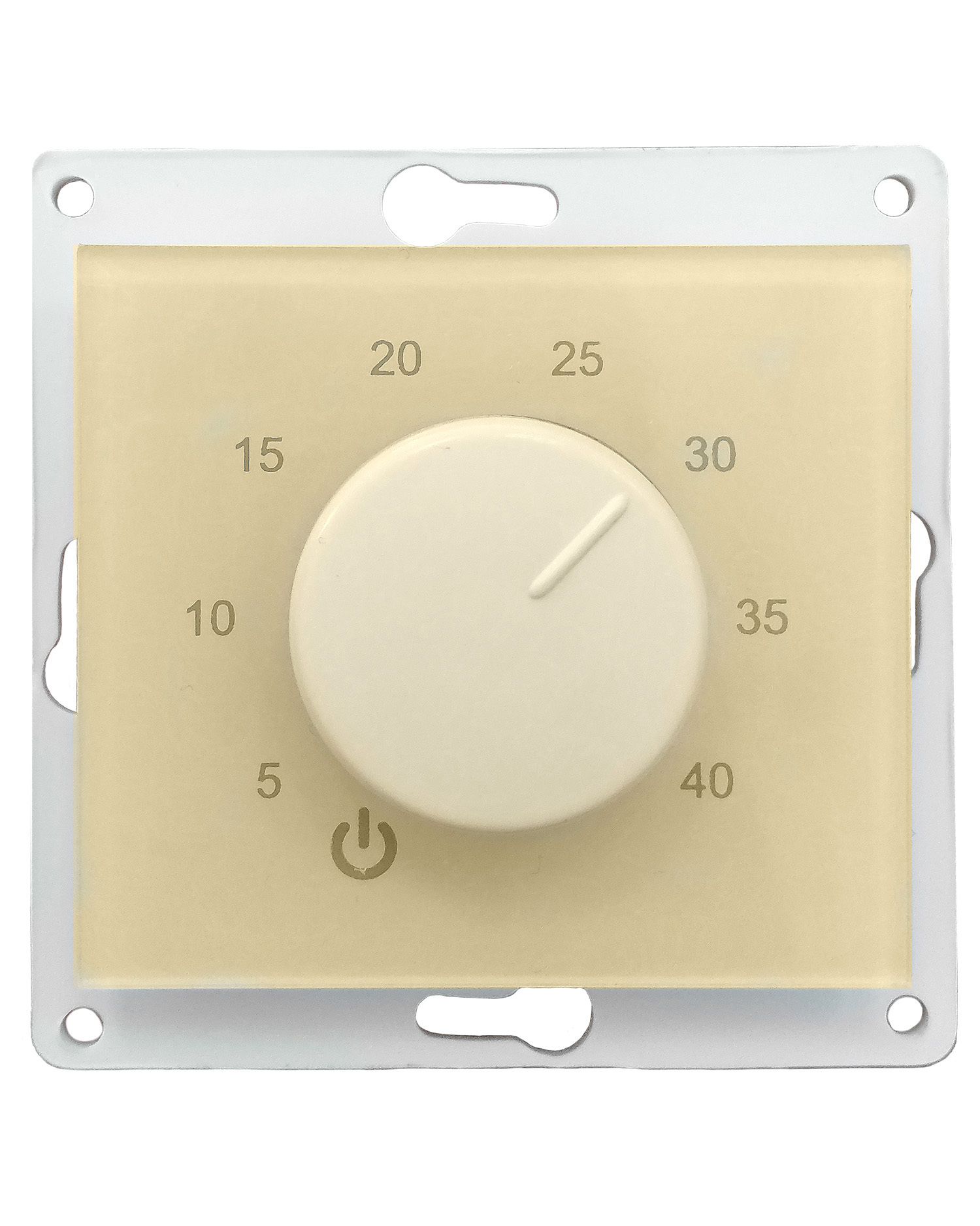 Изображение товара Терморегулятор для теплого пола Extherm Th-HF-V-B механический бежевый