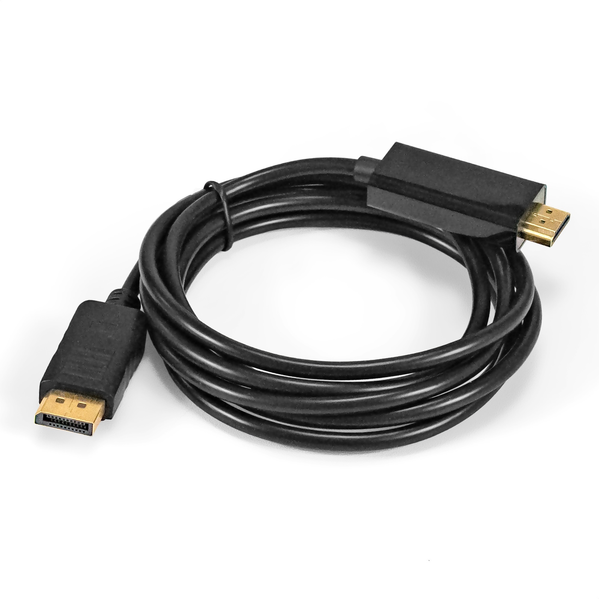 Изображение товара EXEGATE EX-CC-DP-HDMI-2.0 Кабель DP на HDMI 2 м позолоченные контакты экран