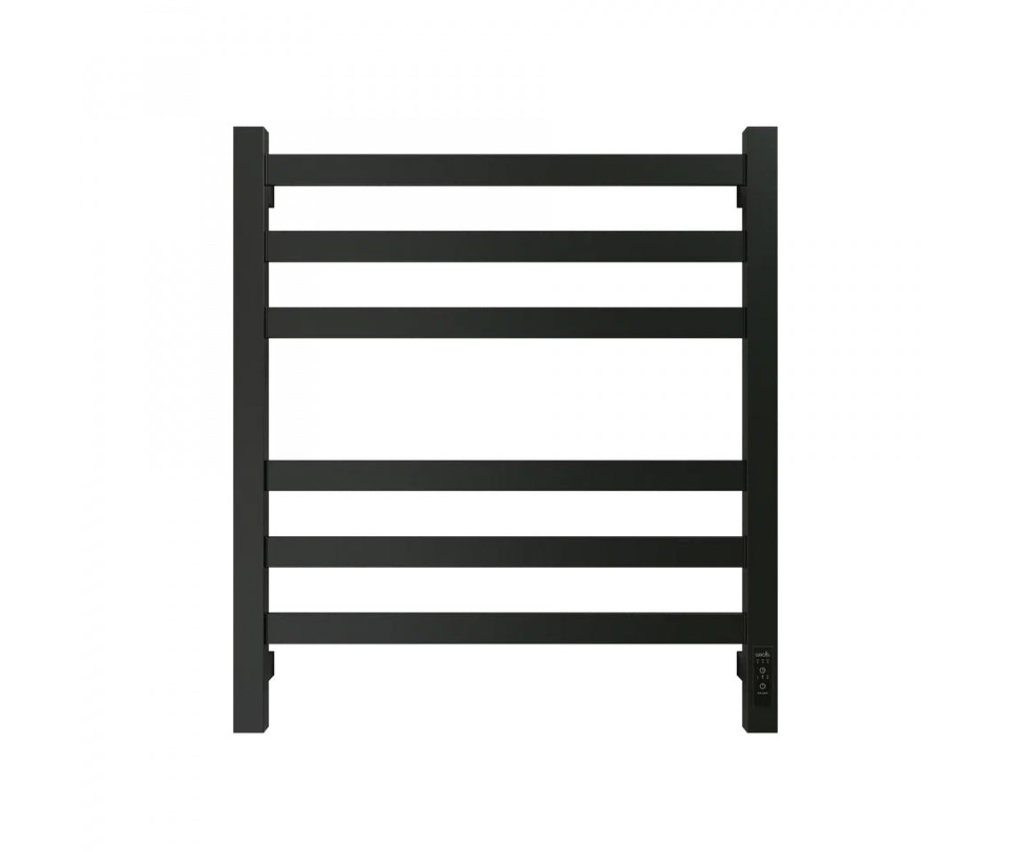 Изображение товара Электрический полотенцесушитель Grois Bruno GR-121 75 Вт 600x400 мм черный с терморегулятором