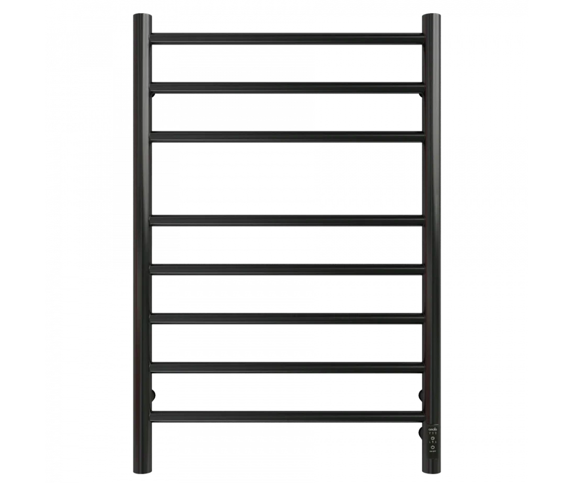 Изображение товара Полотенцесушитель электрический Grois Laura GR-132 П8 500x1200 мм 90 Вт с терморегулятором лесенка цвет черный