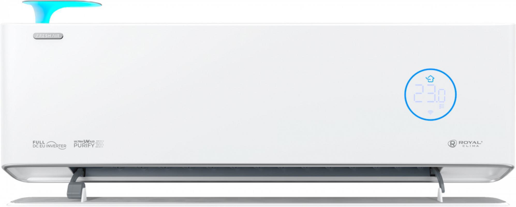 Изображение товара Сплит-система инверторная Royal clima Royal Fresh RCI-RF40HN 13K BTU охлаждение/обогрев с Wi Fi Изображение товара Сплит-система инверторная Royal clima Royal Fresh RCI-RF40HN 13K BTU охлаждение/обогрев с Wi Fi