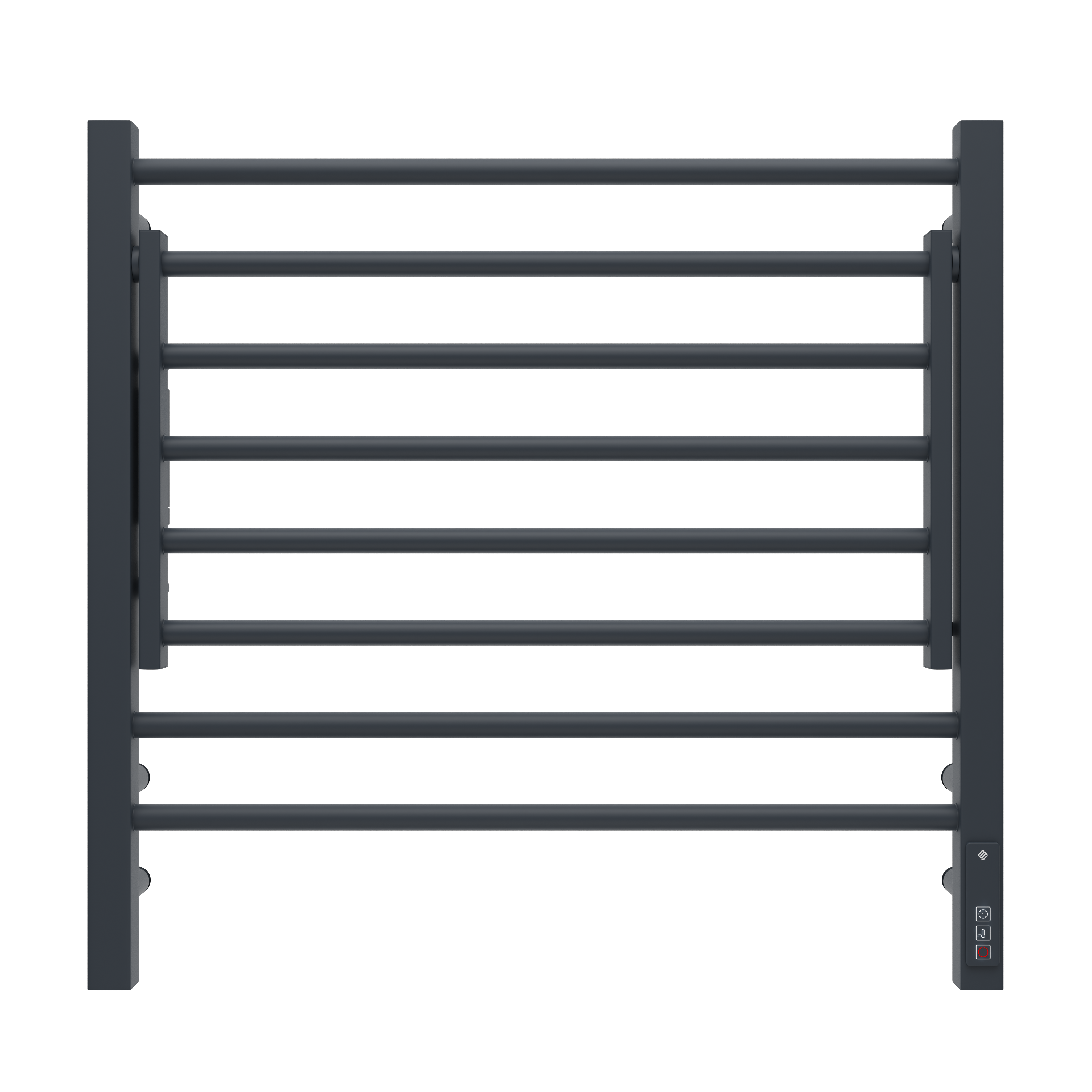 Изображение товара Электрический полотенцесушитель TERMINUS Горизонт П8 600x600 мм 110 Вт черный муар