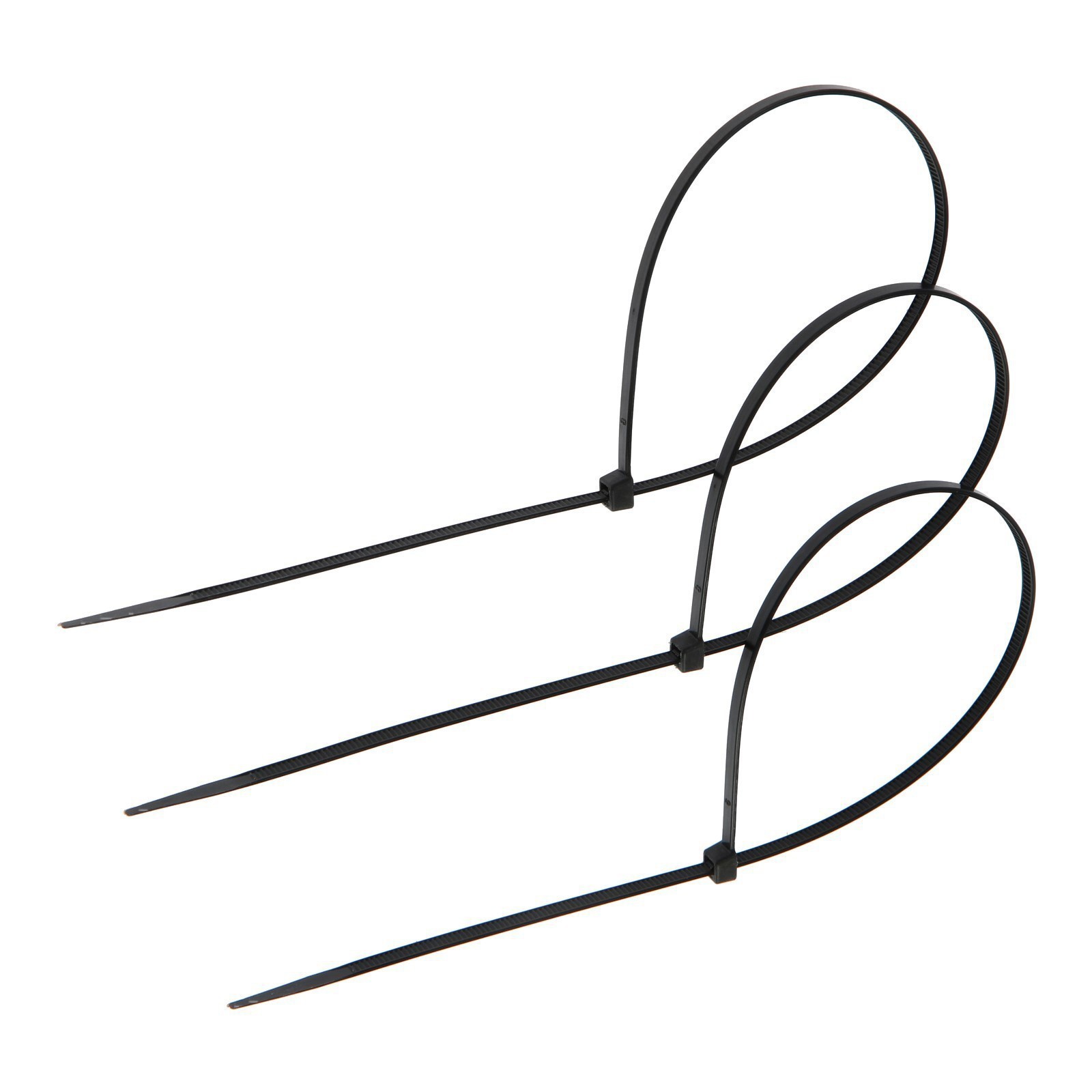 Изображение товара Кабельная стяжка Тундра krep 4.8x400 мм цвет черный 100 шт.