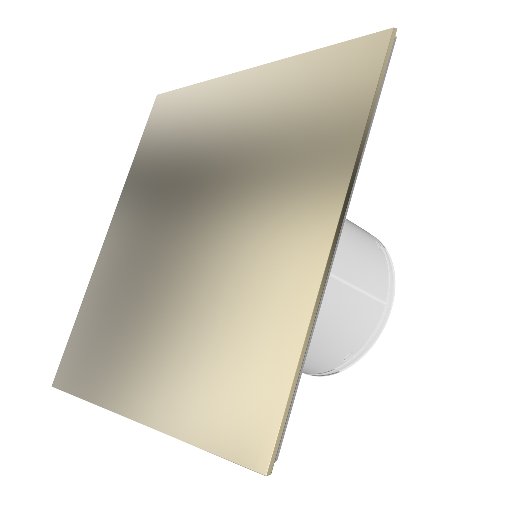 Изображение товара Вентилятор осевой вытяжной Diciti Aeon D100 мм 25 дБ 100 м³/ч обратный клапан датчик влажности и таймер цвет шампань