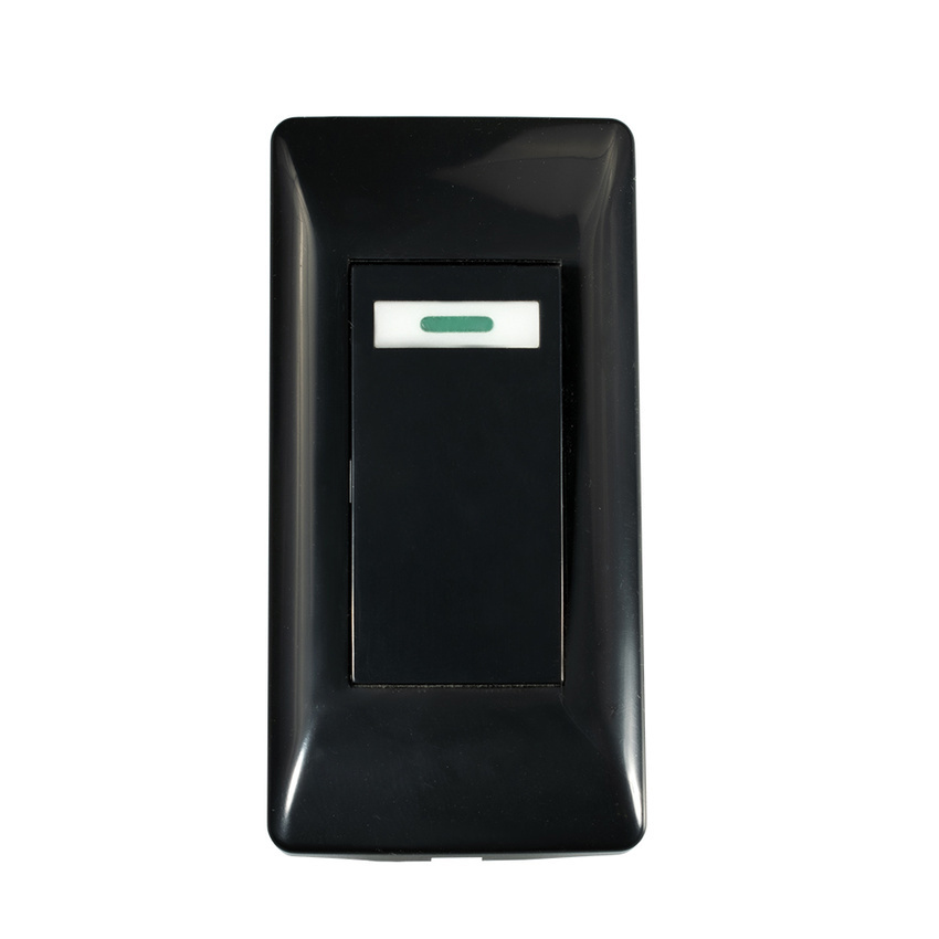 Изображение товара Выключатель врезной мебельный Gls 09 800 00 003 1 клавиша цвет черный