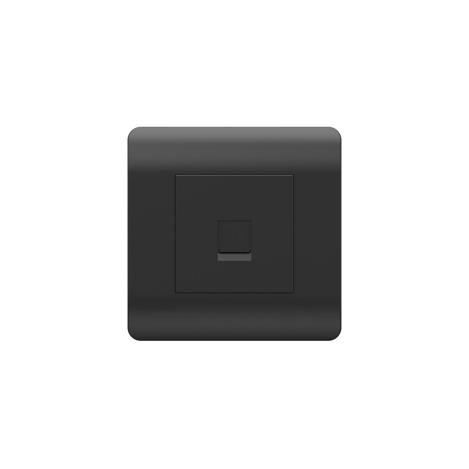 Изображение товара Розетка компьютерная встраиваемая CHINT New3-E 431490 RJ45 цвет черный