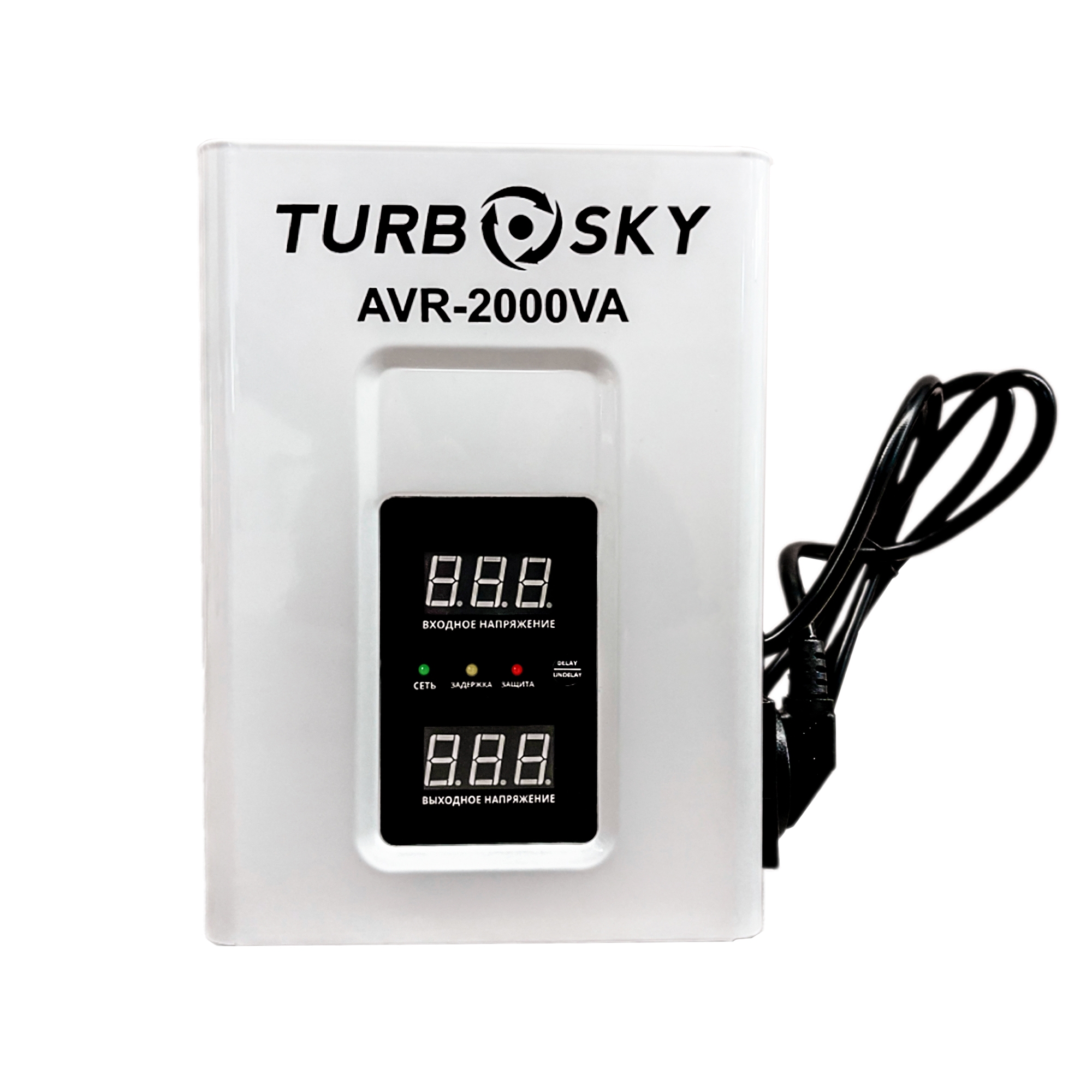 Изображение товара Стабилизатор напряжения Turbosky AVR-2000VA однофазный 2000 ВА 140-270В