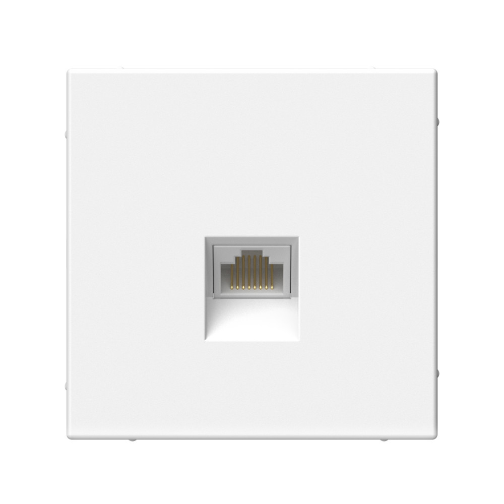 Изображение товара Розетка компьютерная встраиваемая Systeme electric ArtGallery GAL000186 RJ45 Cat 6A цвет белый Изображение товара Розетка компьютерная встраиваемая Systeme electric ArtGallery GAL000186 RJ45 Cat 6A цвет белый