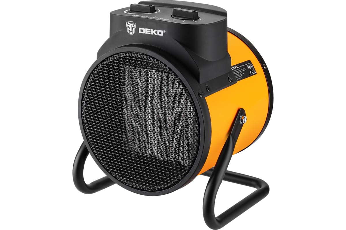 Изображение товара Электрическая тепловая пушка DEKO 082-1011 3300 Вт для обогрева помещений