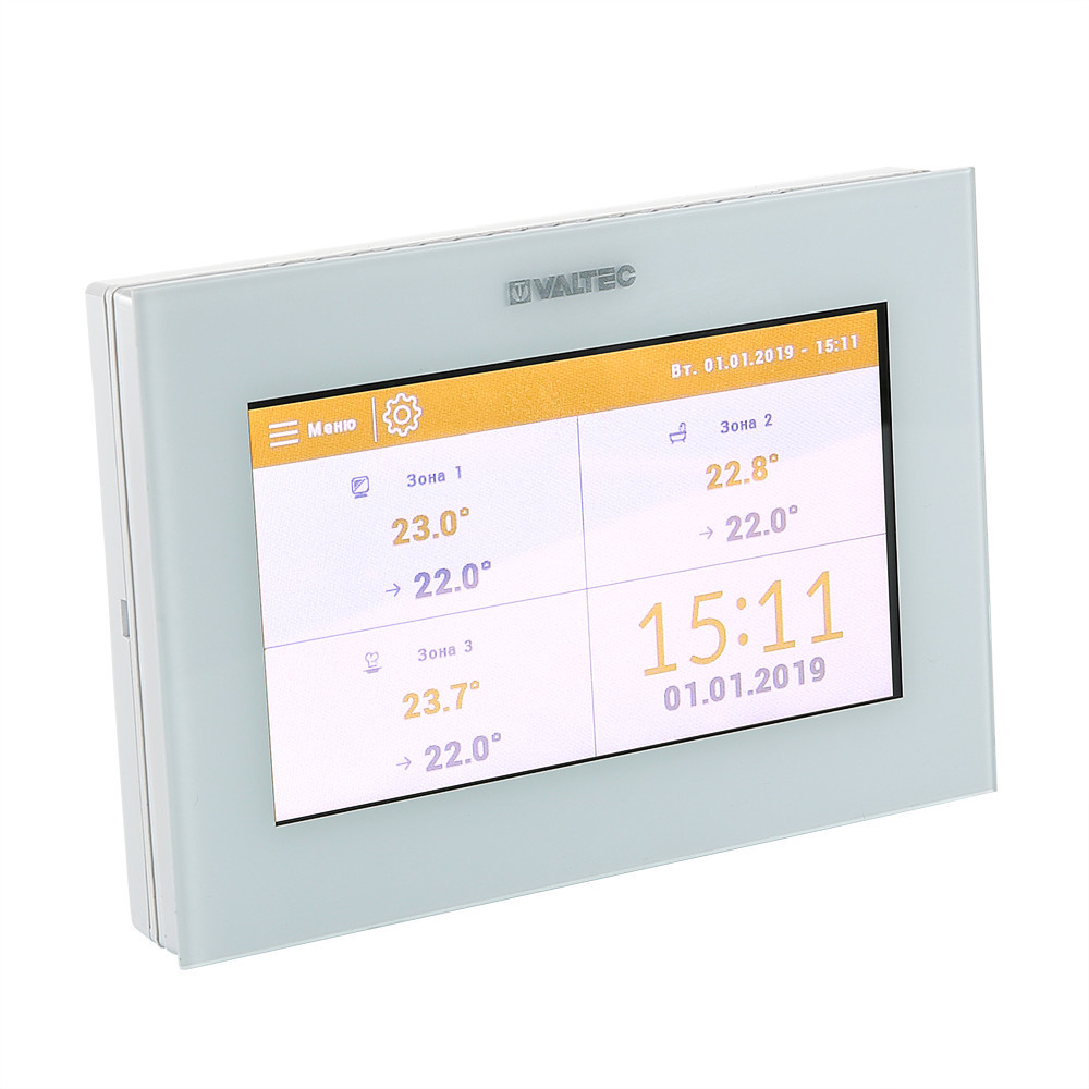 Изображение товара Беспроводная панель управления Valtec VT.STM.8E.0 с встроенным термодатчиком