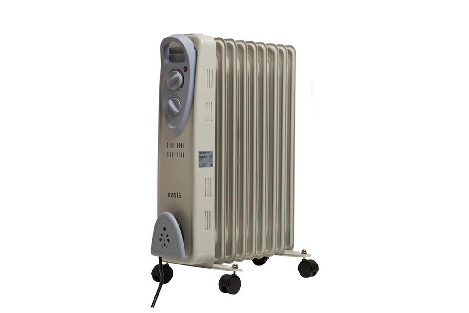 Изображение товара Обогреватель масляный Oasis US-20 с механическим термостатом 2000 Вт белый