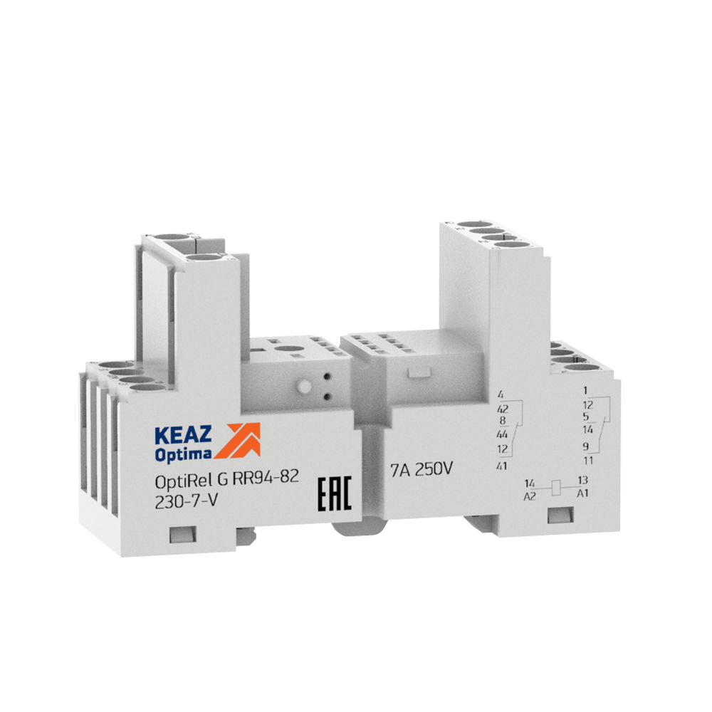Изображение товара Розетка для реле КЭАЗ OptiRel G RR94-82-230-7-V