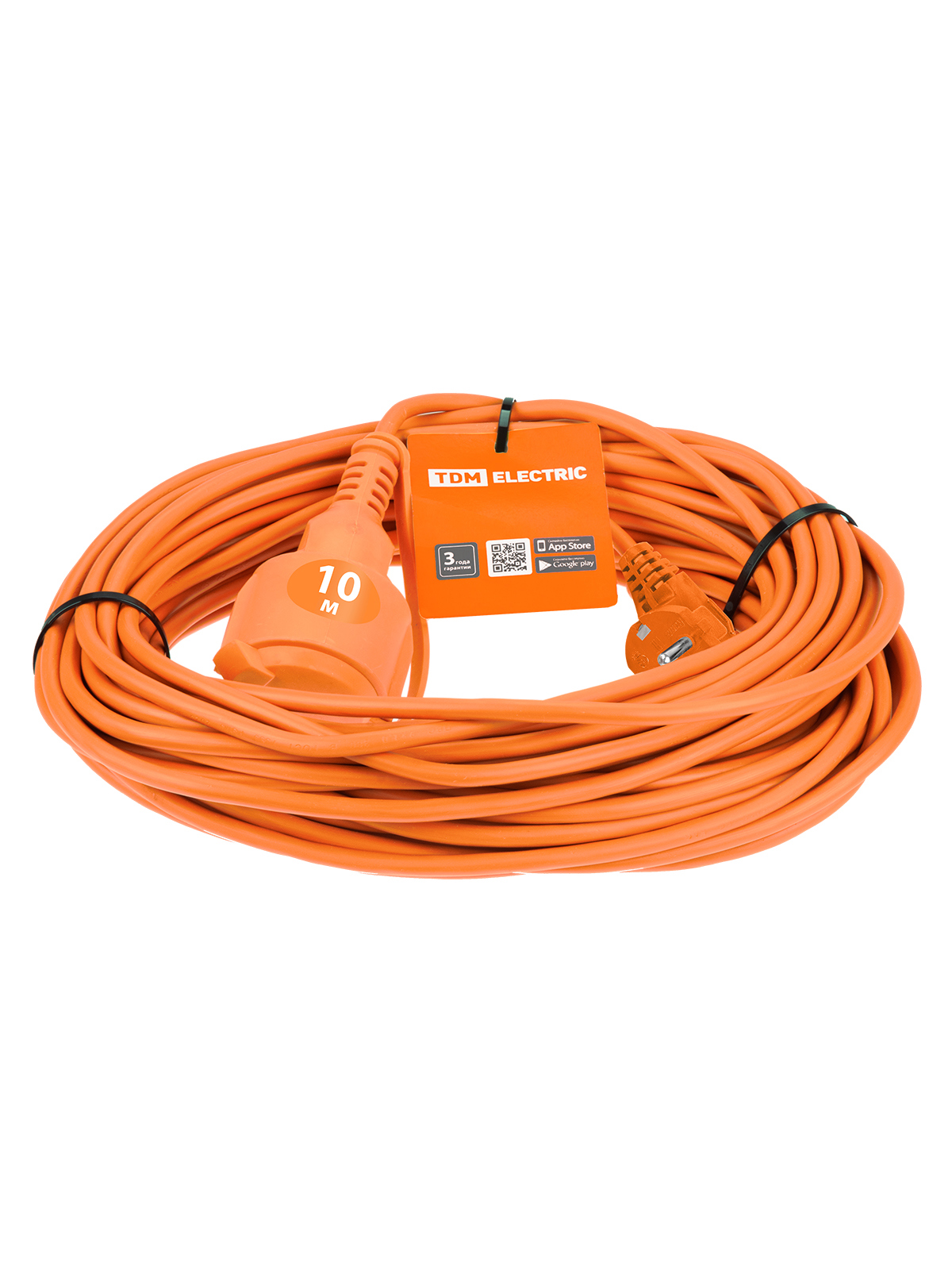 Изображение товара Удлинитель-шнур силовой Tdm electric SQ1301-0620 1 розетка с заземлением 3x1.5 мм 10 м 3500 Вт цвет оранжевый Изображение товара Удлинитель-шнур силовой Tdm electric SQ1301-0620 1 розетка с заземлением 3x1.5 мм 10 м 3500 Вт цвет оранжевый